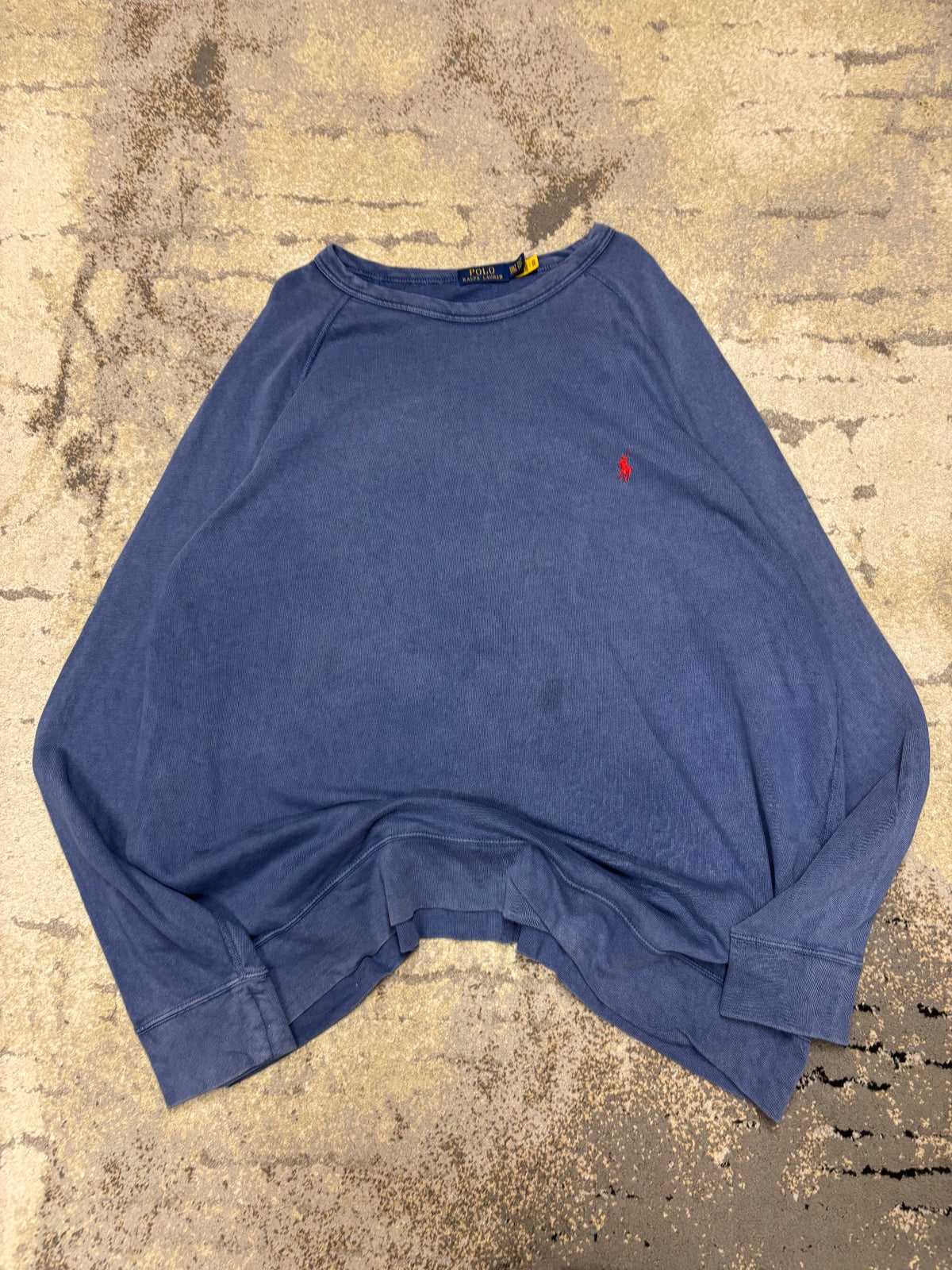 RALPH Ralph Lauren Bluza crevneck Ralph Lauren, męskie w bardzo dobrym stanie rozmiar XXL, widok z przodu