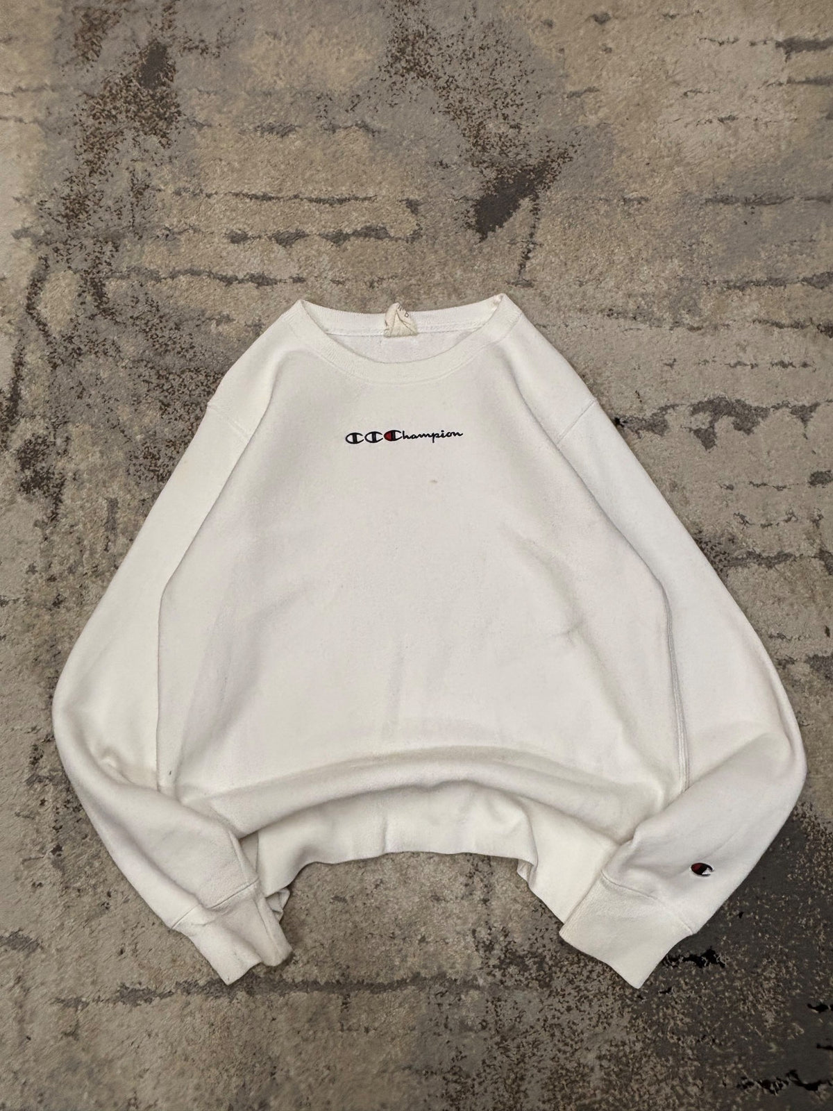 Bluza Champion crevneck, damskie w bardzo dobrym stanie rozmiar S, widok z przodu