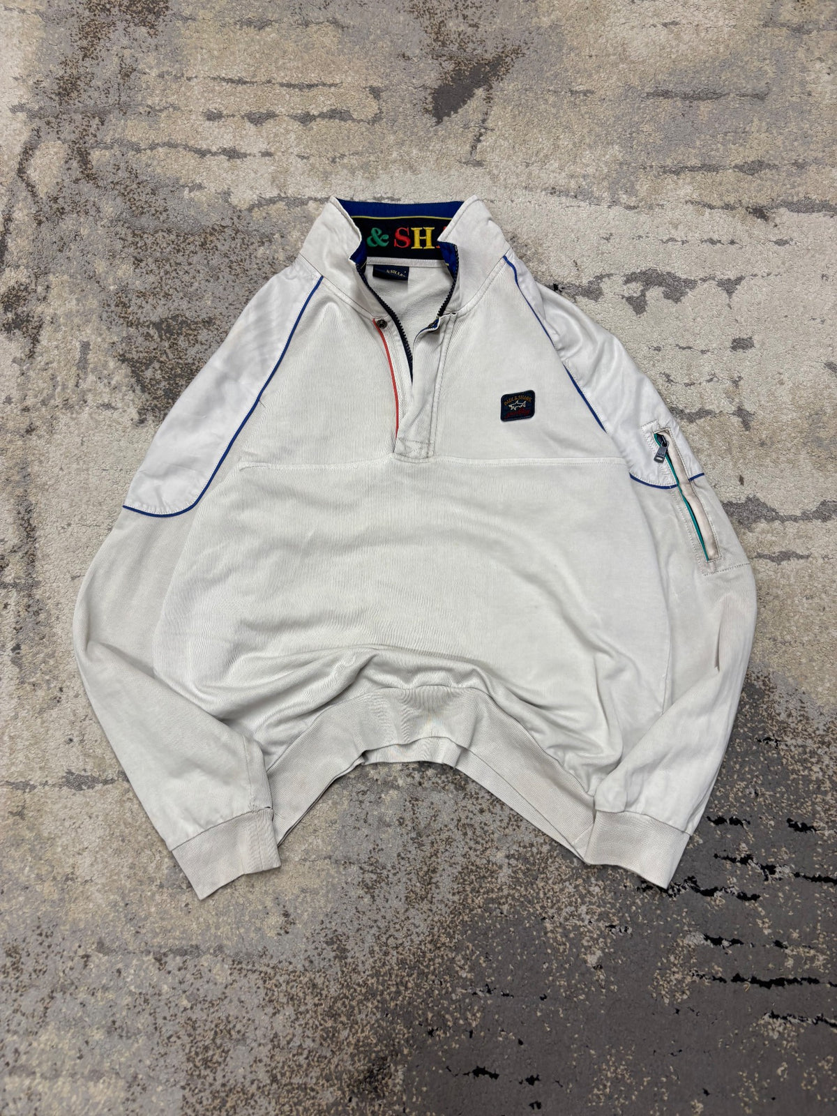 Paul & Shark Bluza Paul Shark, męskie w bardzo dobrym stanie rozmiar M, widok z przodu