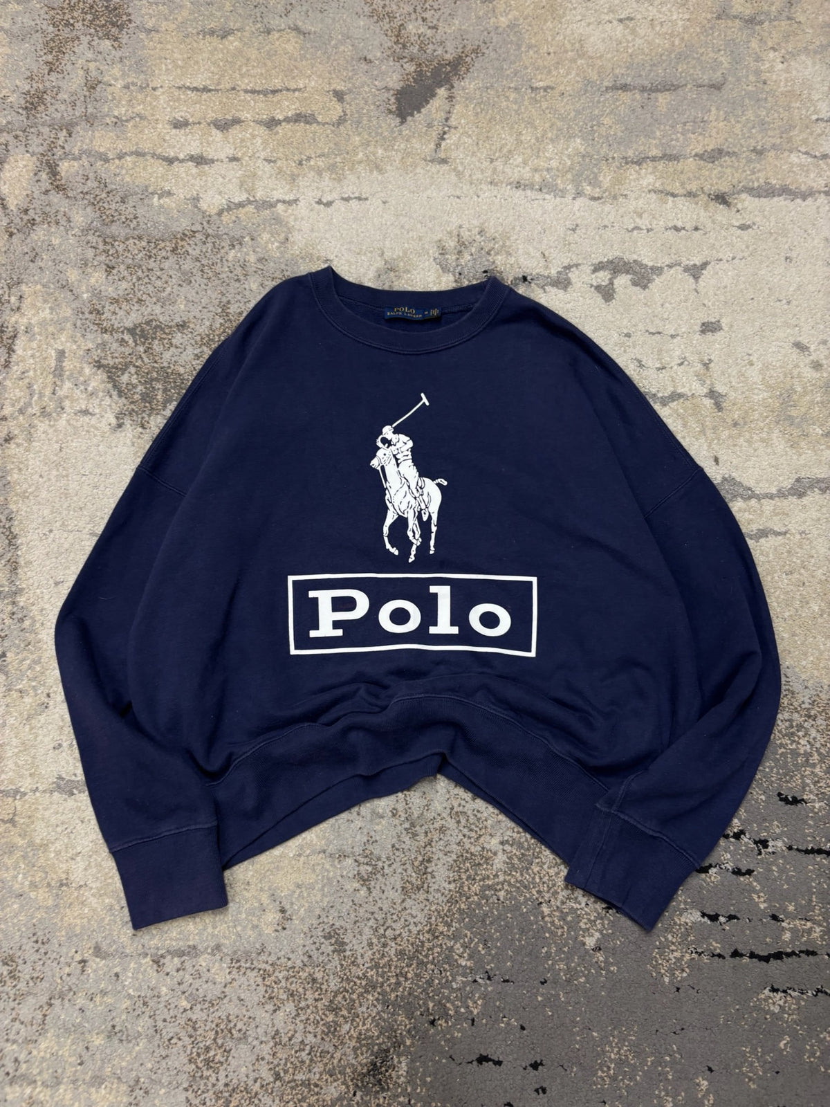 RALPH Ralph Lauren Bluza Ralph Lauren crevneck, damskie w bardzo dobrym stanie rozmiar M, widok z przodu