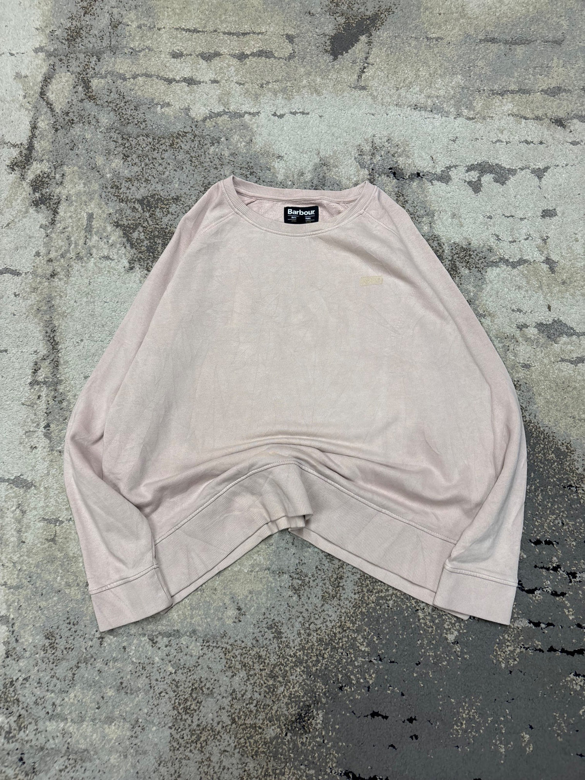 Bluza Barbour crevneck, damskie w dobrym stanie rozmiar XL, widok z przodu
