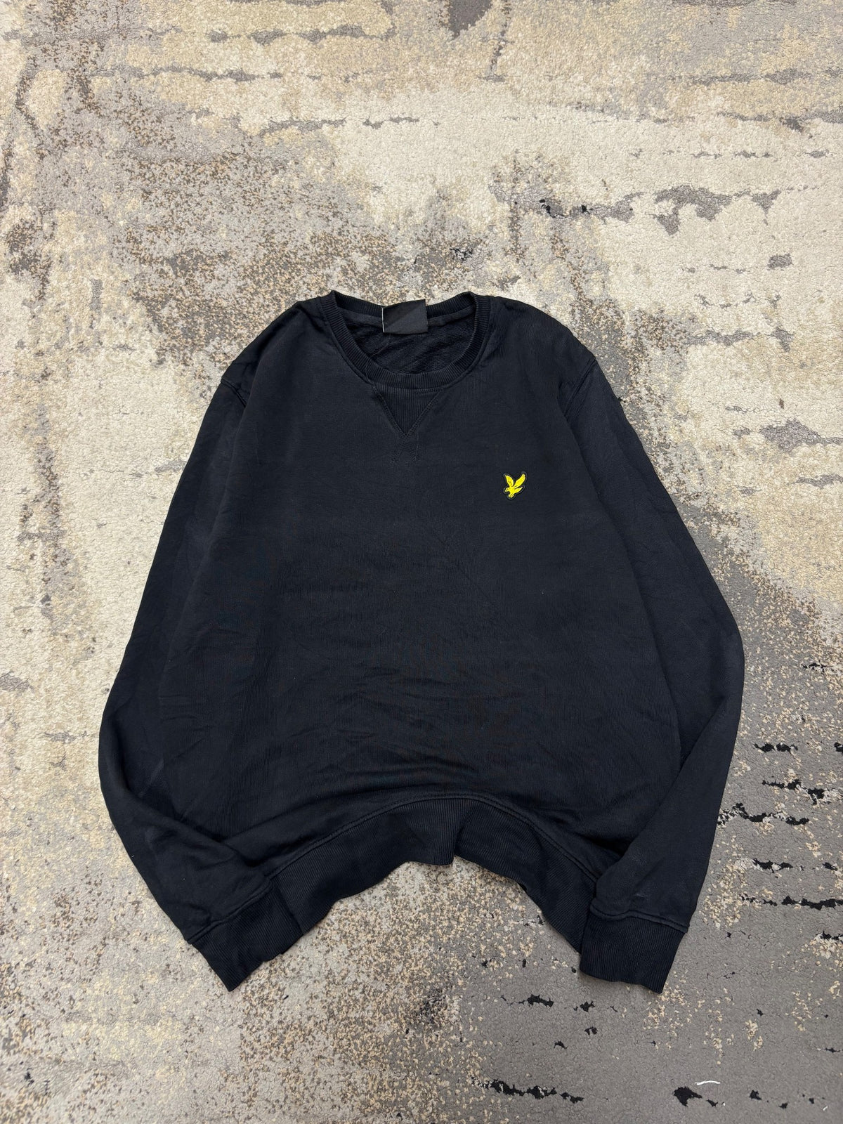 Bluza Lyle & Scott crevneck, męskie w bardzo dobrym stanie rozmiar S, widok z przodu