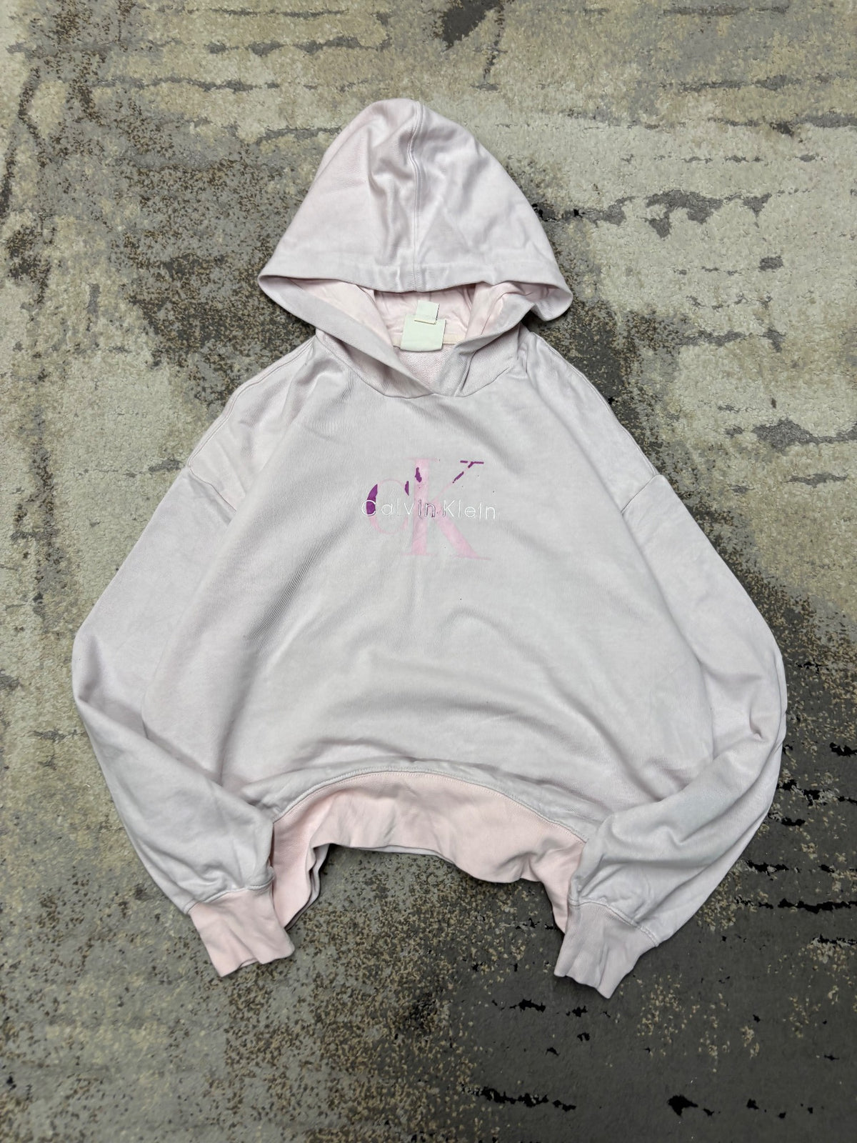 Bluza Calvin Klein hoodie, damskie w dobrym stanie rozmiar XS, widok z przodu