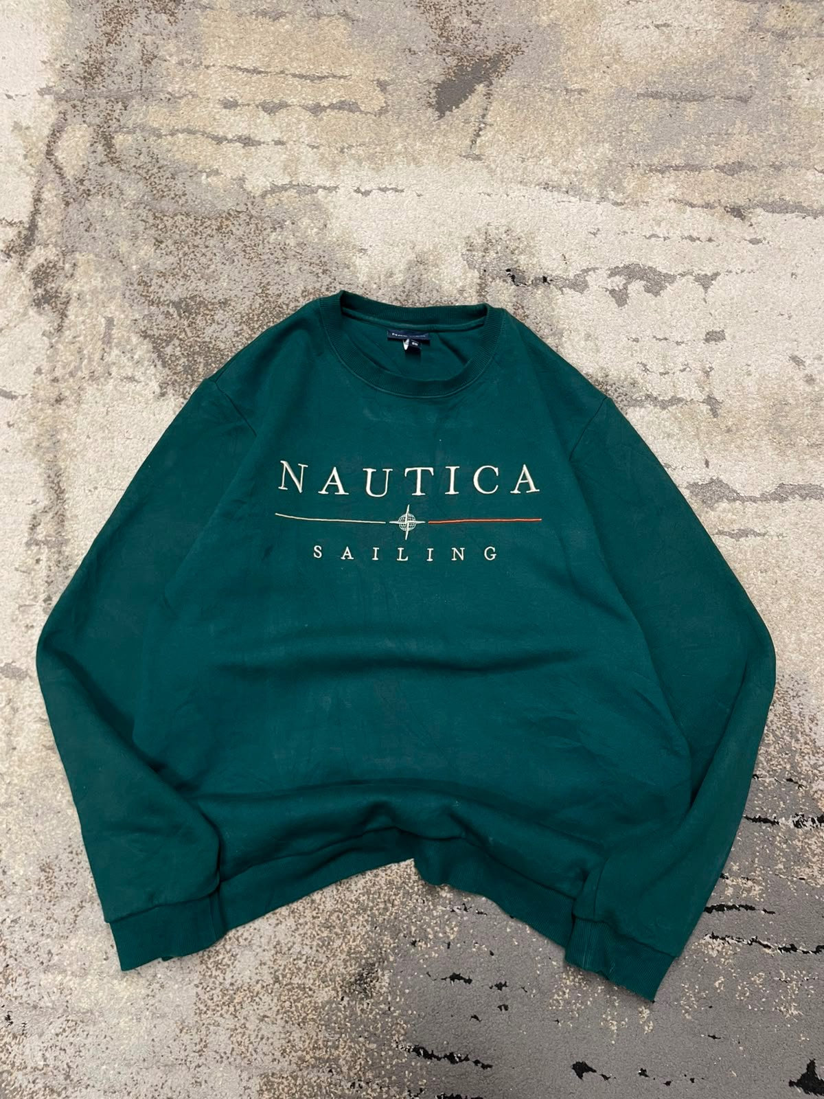 Bluza Nautica crevneck, damskie w bardzo dobrym stanie rozmiar XL, widok z przodu