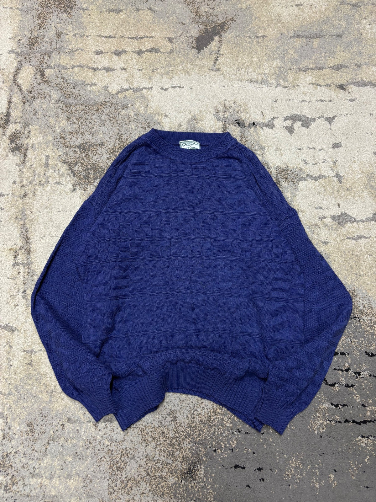 Vintage Denim Sweterek vintage retro y2k, męskie w bardzo dobrym stanie rozmiar M, detal