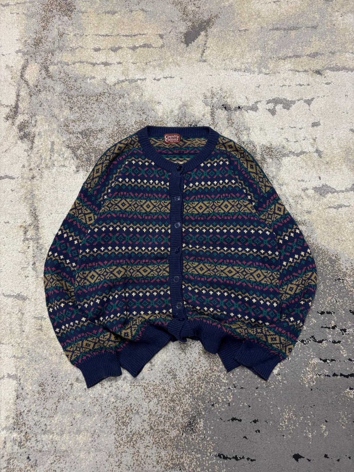 Japan Style Sweterek vintage retro y2k, damskie w bardzo dobrym stanie rozmiar M, widok z przodu