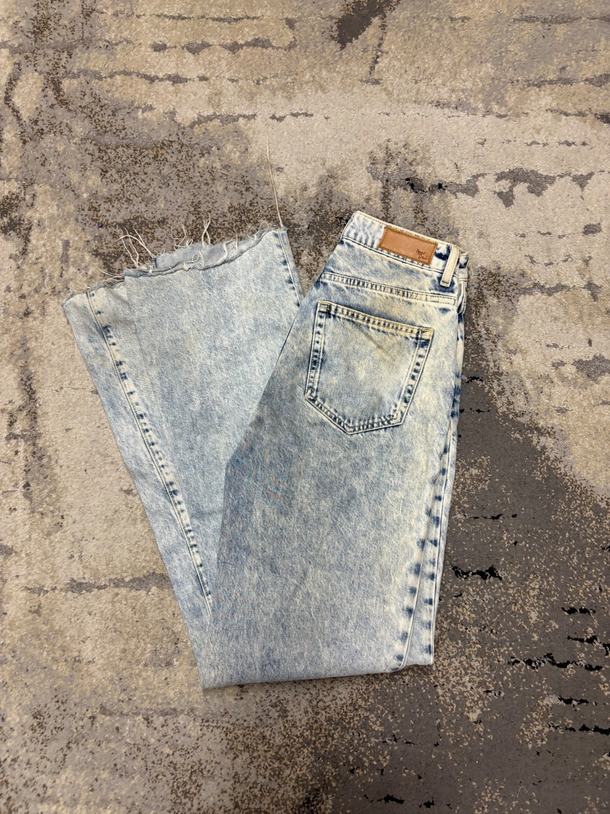 Japan Style Jeansy vintage retro y2k, damskie w bardzo dobrym stanie rozmiar XS, detal