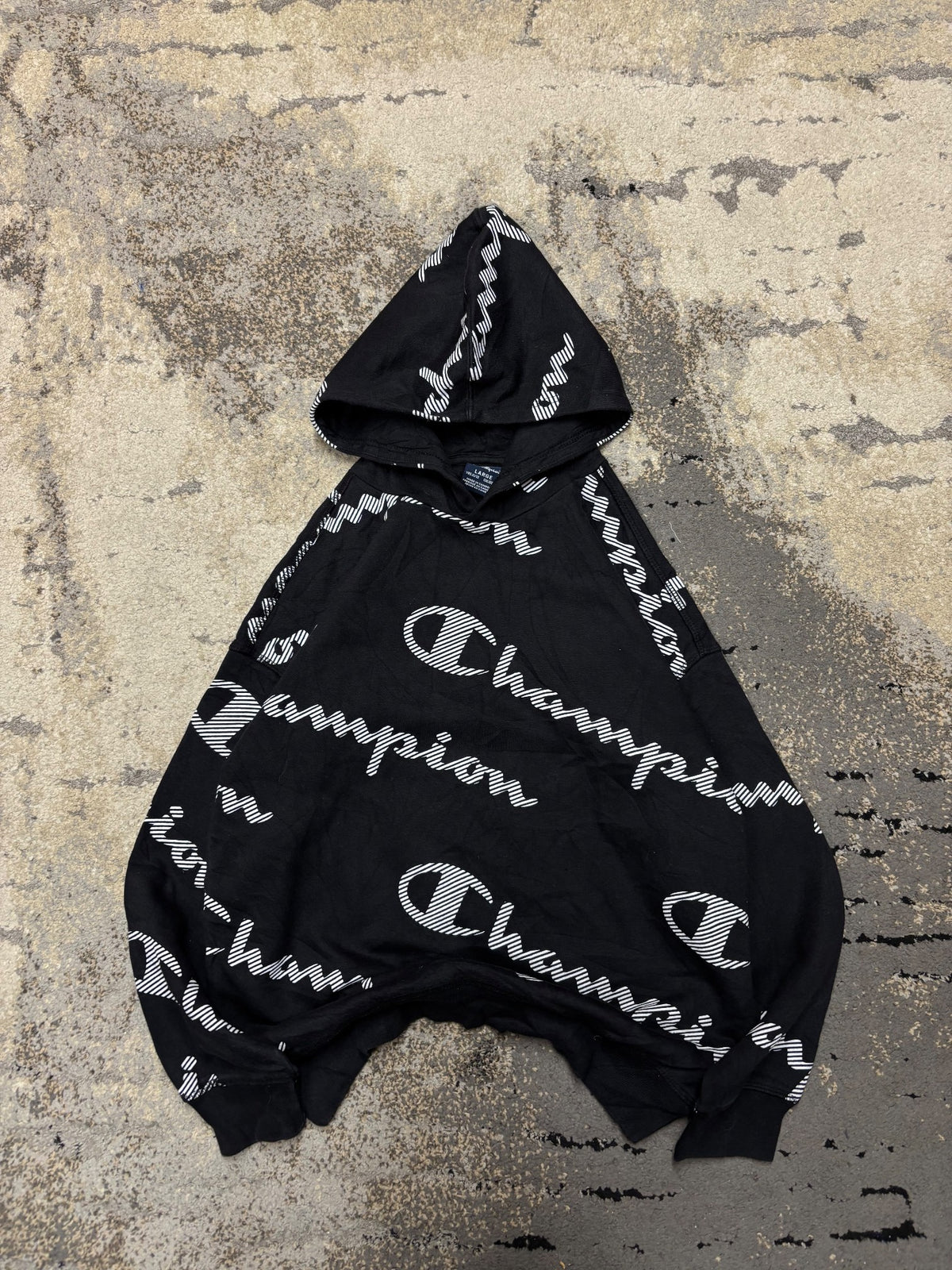 Bluza Champion hoodie, dziecięce w bardzo dobrym stanie rozmiar 152 cm / 12 lat, detal
