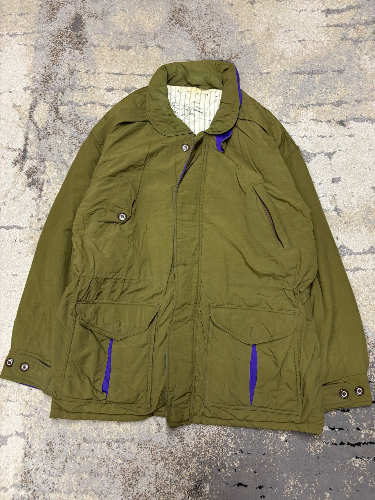 Japan Style Kurtka vintage retro y2k, damskie w bardzo dobrym stanie rozmiar XL, widok z przodu