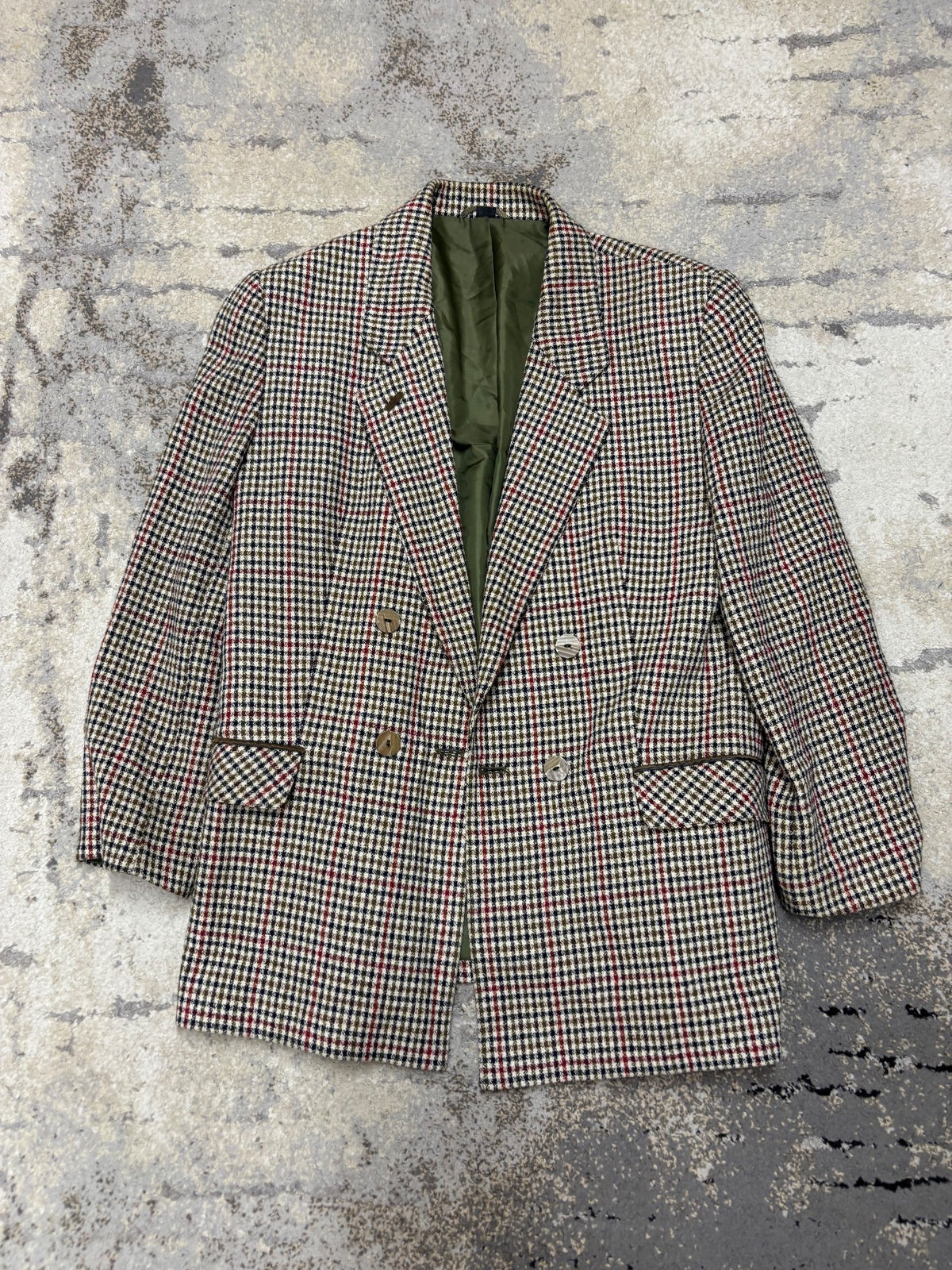 Marynarka vintage japan style, męskie w bardzo dobrym stanie rozmiar L, widok z przodu
