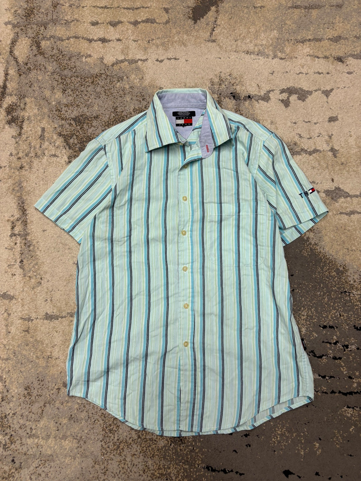 Koszula męska Tommy Hilfiger, męskie w bardzo dobrym stanie rozmiar S, widok z przodu