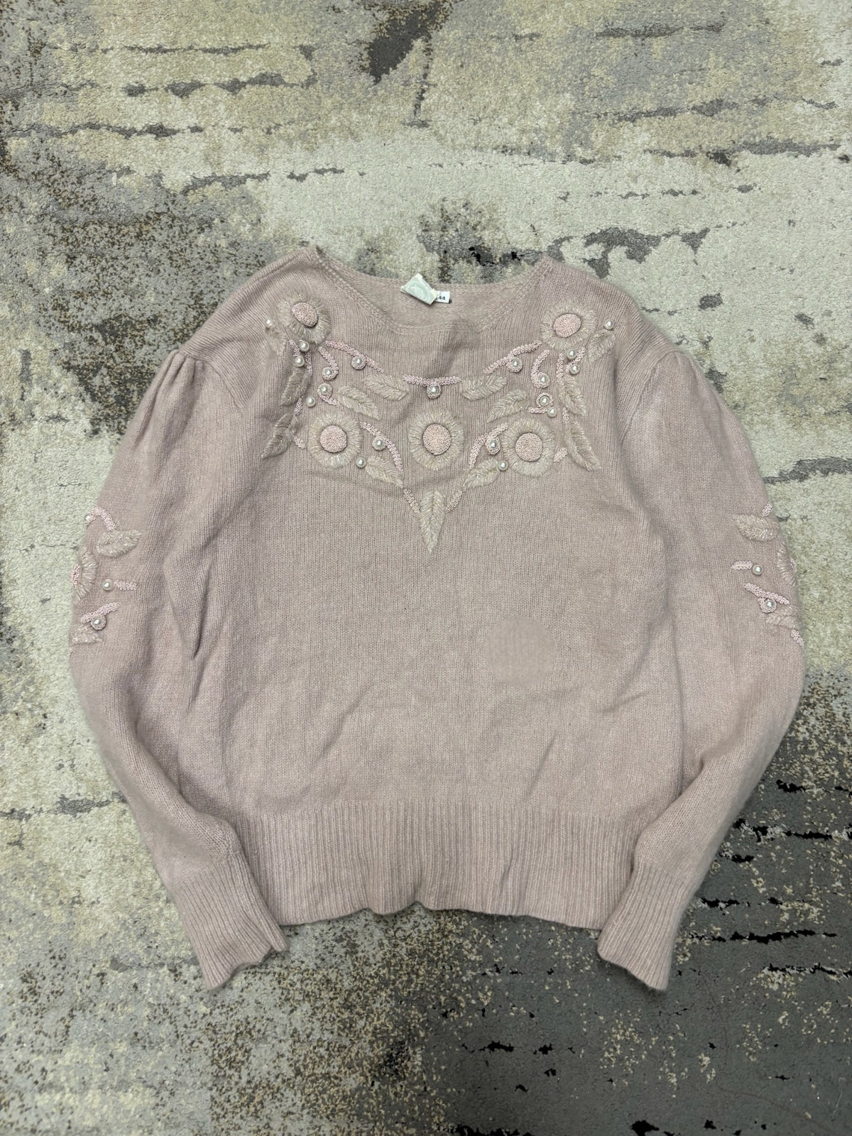 Japan Style Sweterek vintage retro y2k, damskie w bardzo dobrym stanie rozmiar XXL, widok z przodu