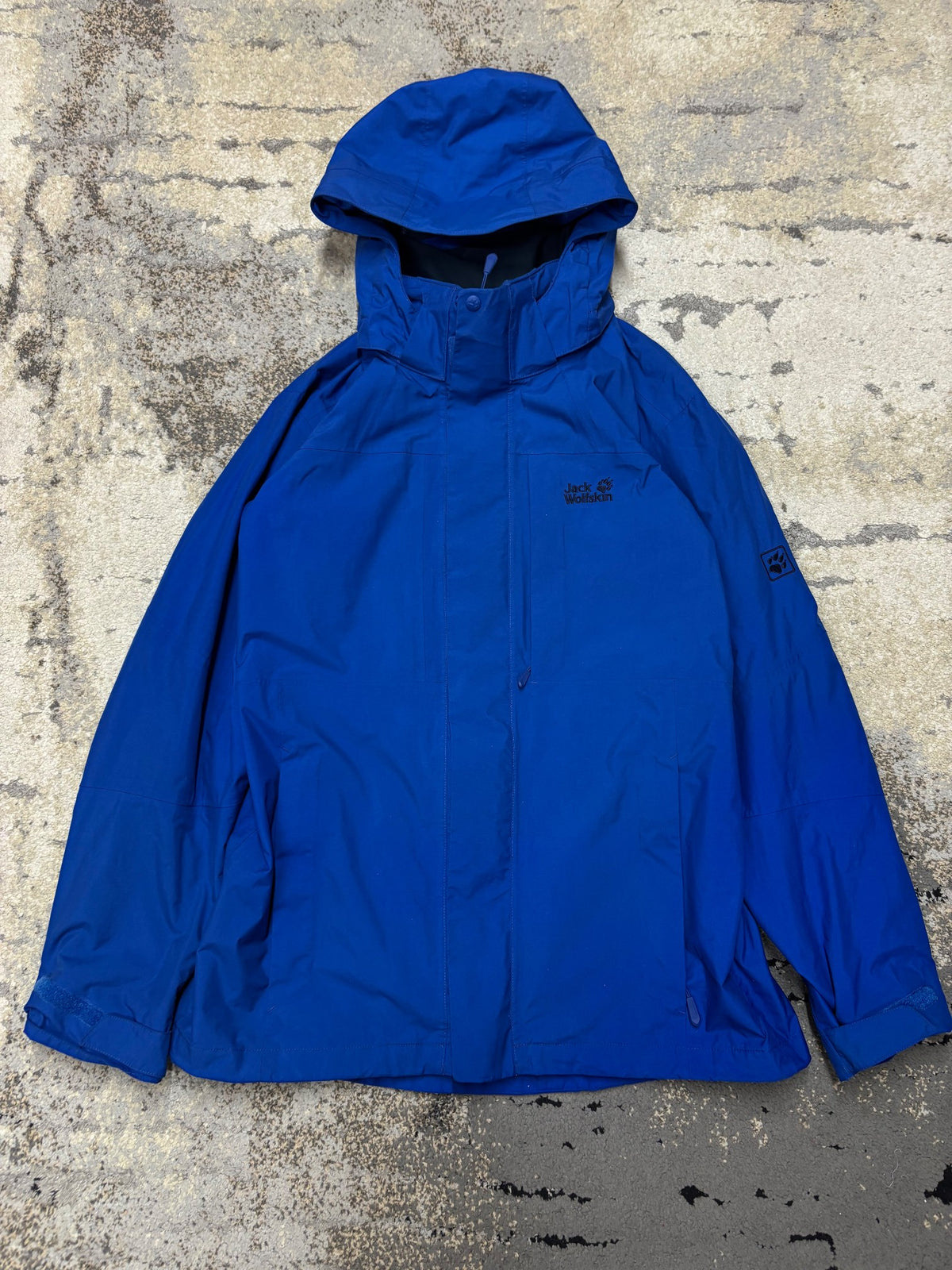 Kurtka Jack Wolfskin wiatrówka outdoor, damskie w dobrym stanie rozmiar L, widok z przodu