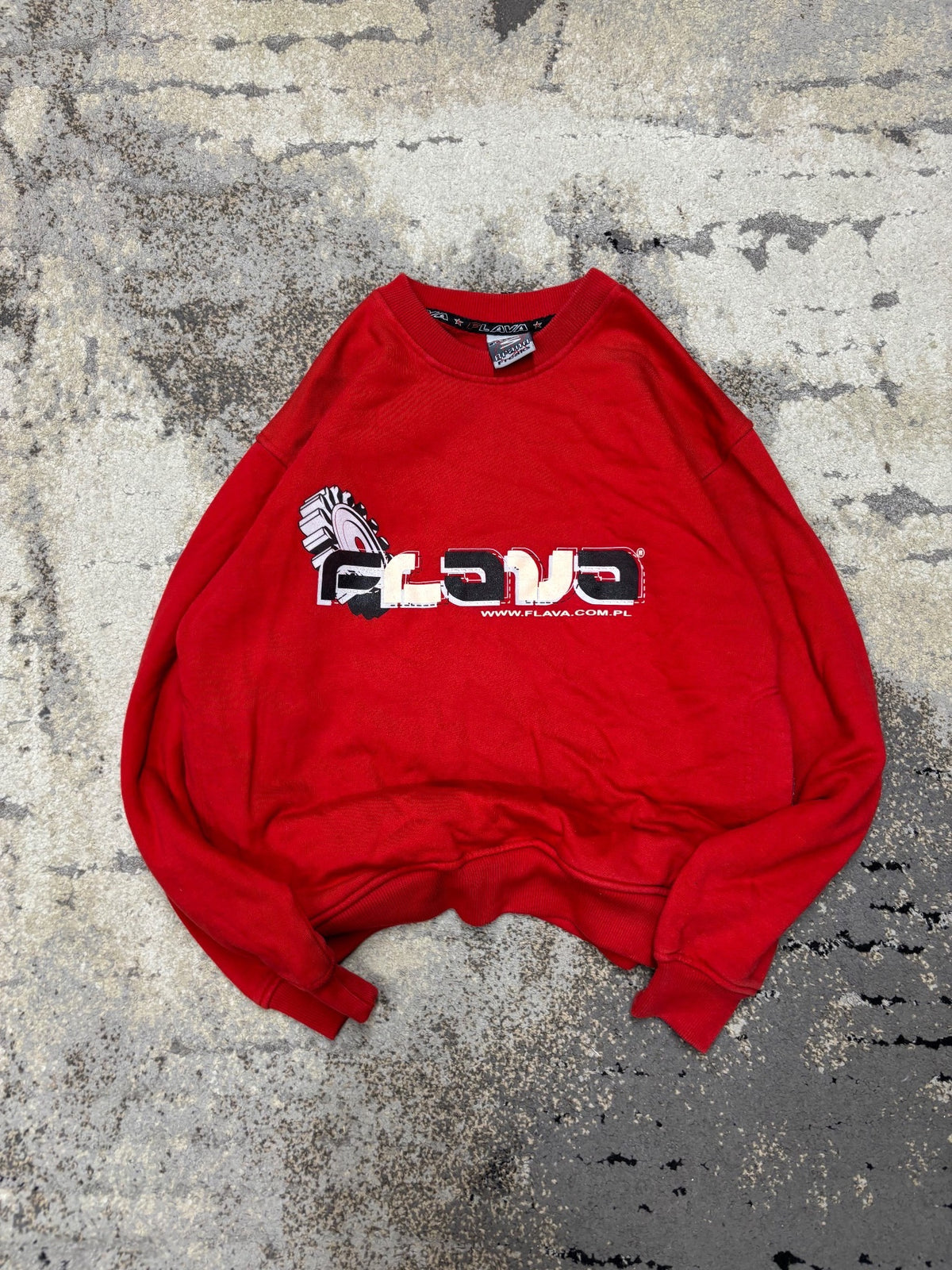 Bluza Japan style retro y2k crewneck, męskie w bardzo dobrym stanie rozmiar XL, widok z przodu
