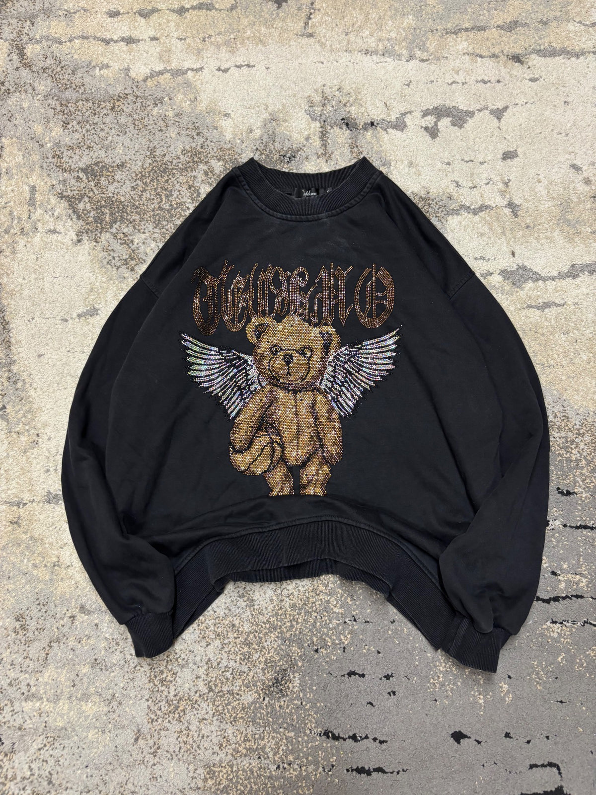 Bluza Japan style retro y2k crewneck, damskie w bardzo dobrym stanie rozmiar M, widok z przodu