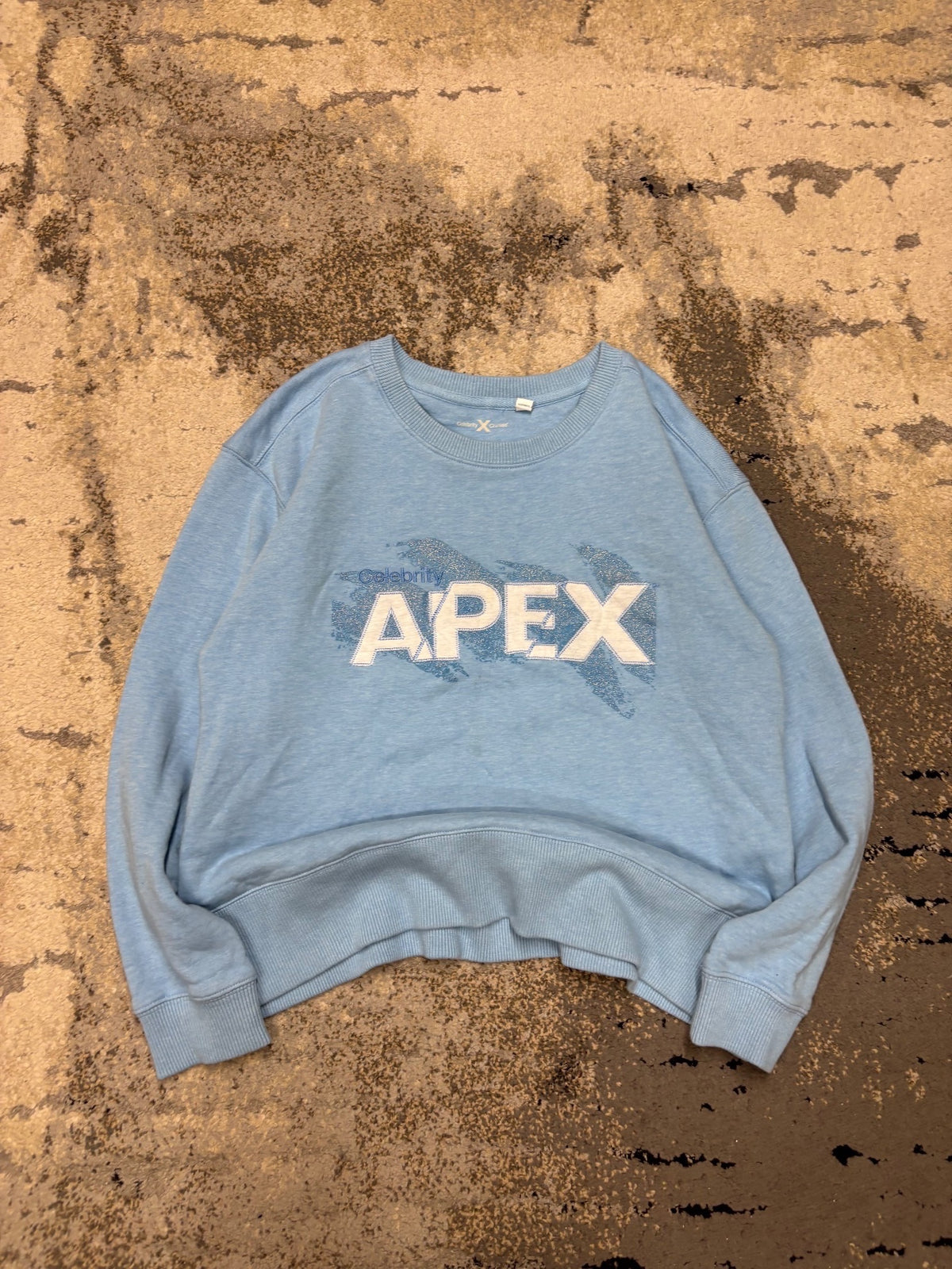 Bluza vintage japan style crewneck, damskie w bardzo dobrym stanie rozmiar L, widok z przodu