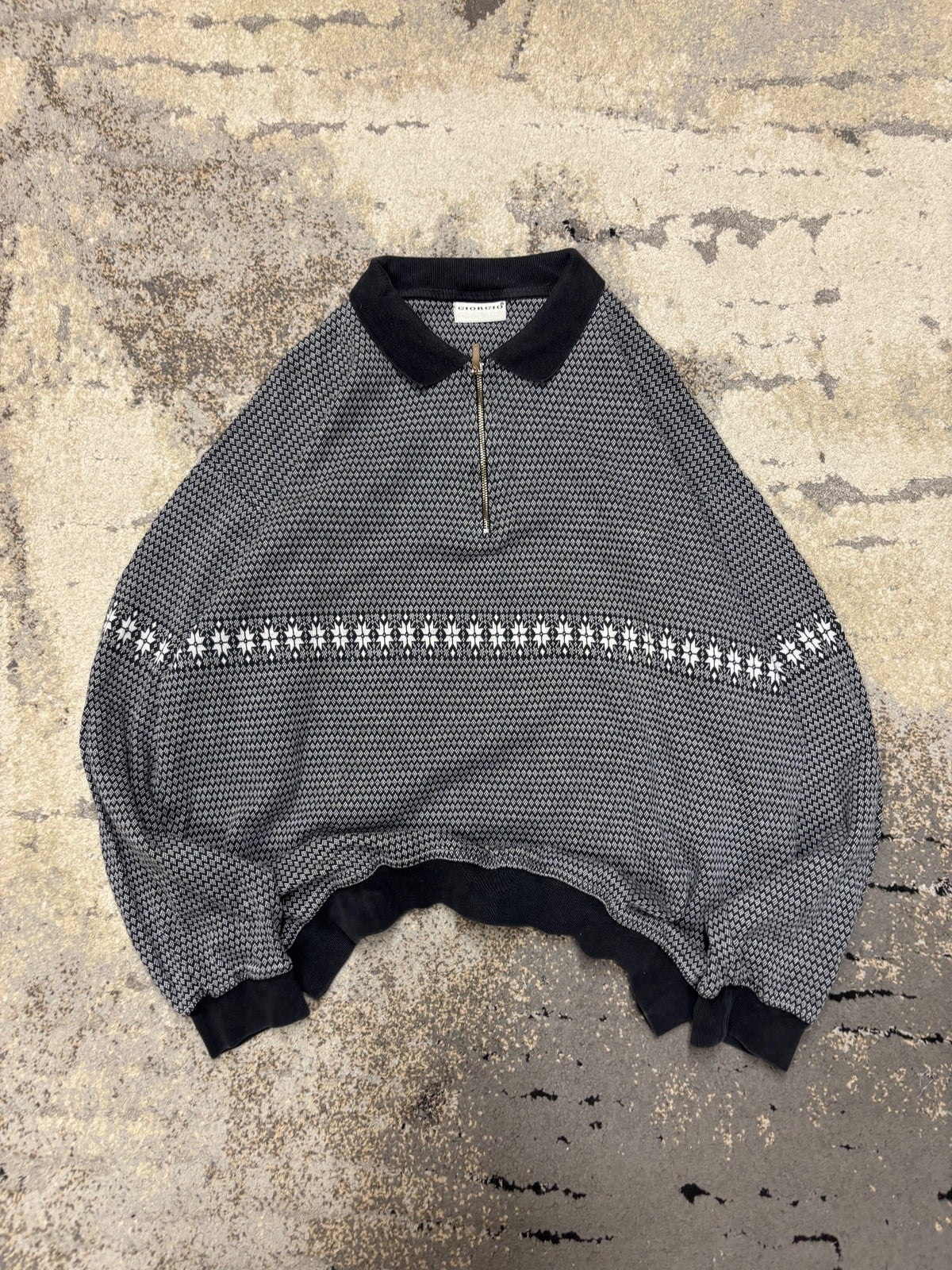 Bluza Japan style retro y2k crewneck, męskie w bardzo dobrym stanie rozmiar XL, detal