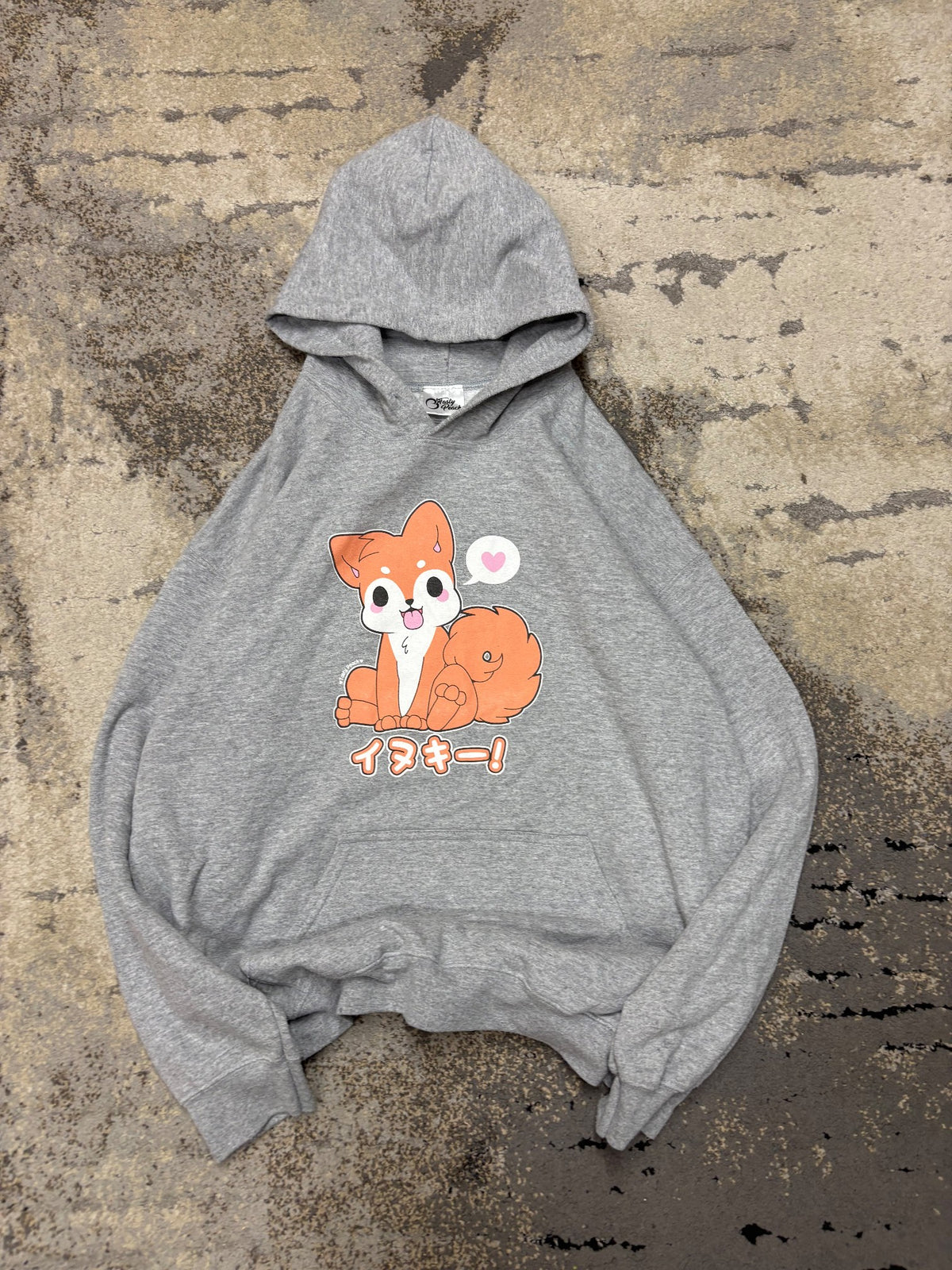 Bluza Japan style hoodie, damskie w bardzo dobrym stanie rozmiar L, widok z przodu