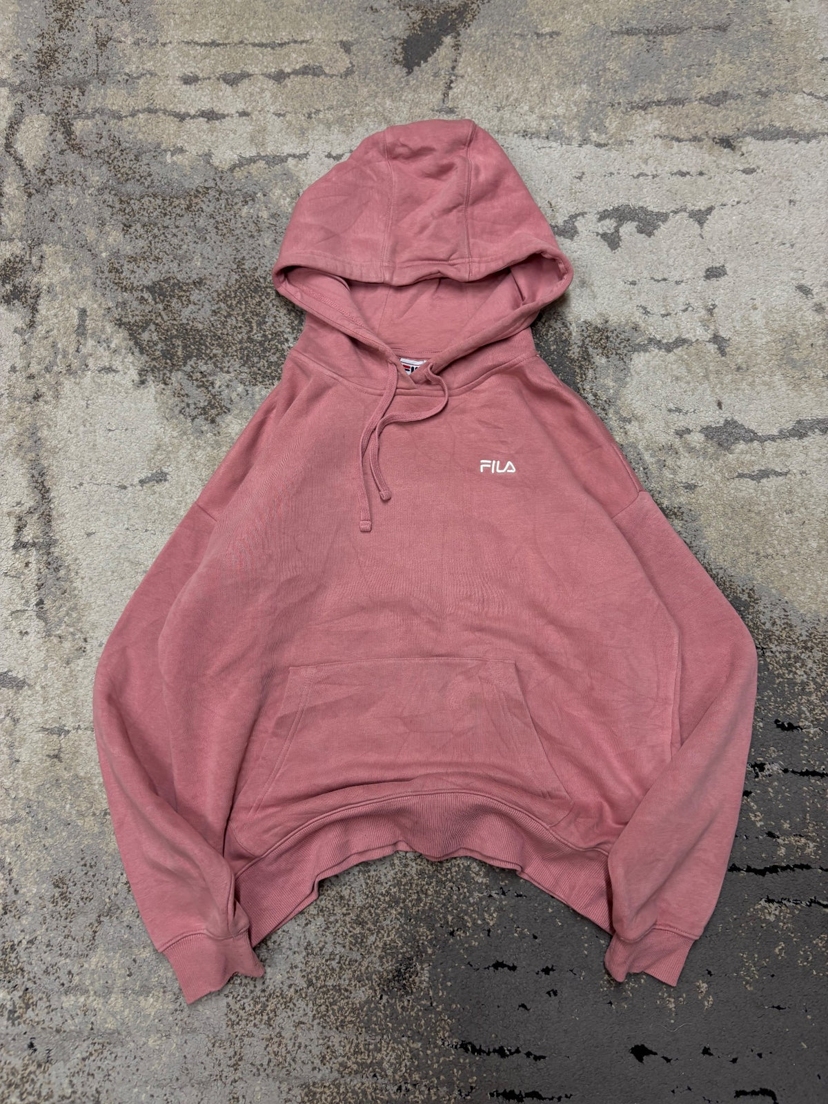Bluza hoodie Fila, damskie w bardzo dobrym stanie rozmiar L, widok z przodu