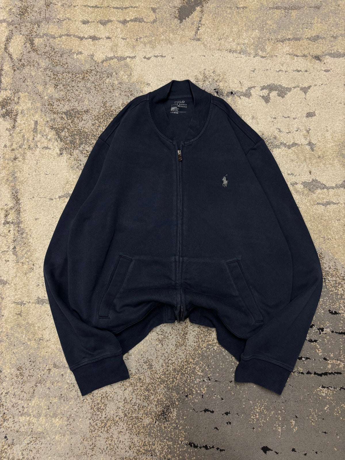 Polo Ralph Lauren Bluza zipp Ralph Lauren, męskie w bardzo dobrym stanie rozmiar L, detal