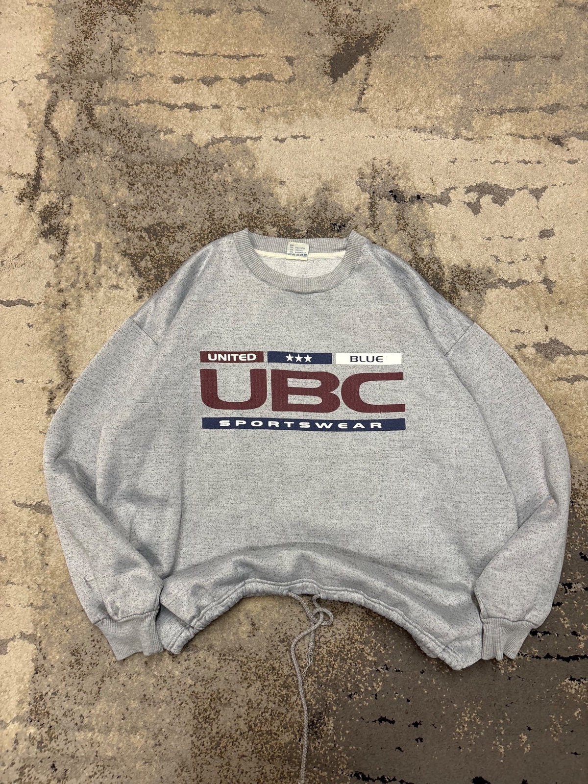 Bluza Japan style retro y2k crewneck, męskie w bardzo dobrym stanie rozmiar XXL, widok z przodu
