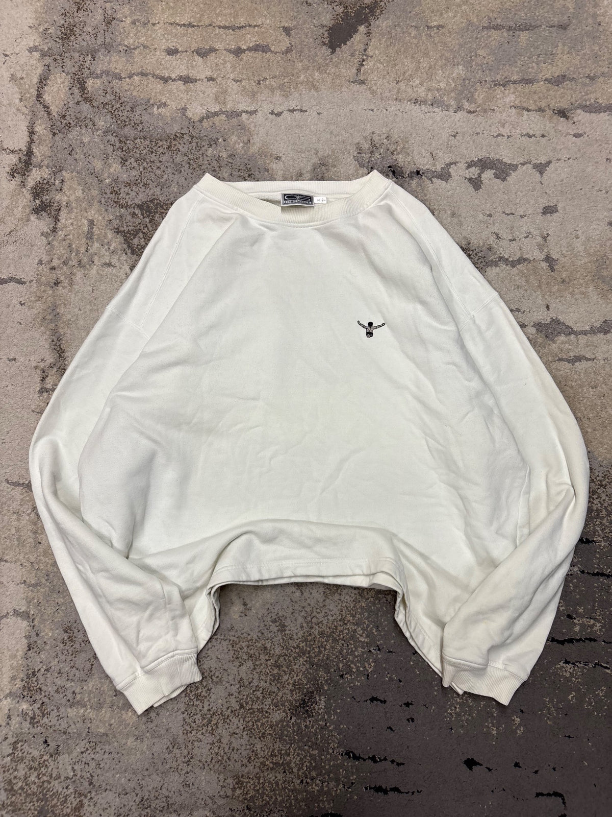 Bluza Japan style retro y2k crewneck, męskie w bardzo dobrym stanie rozmiar XL, widok z przodu