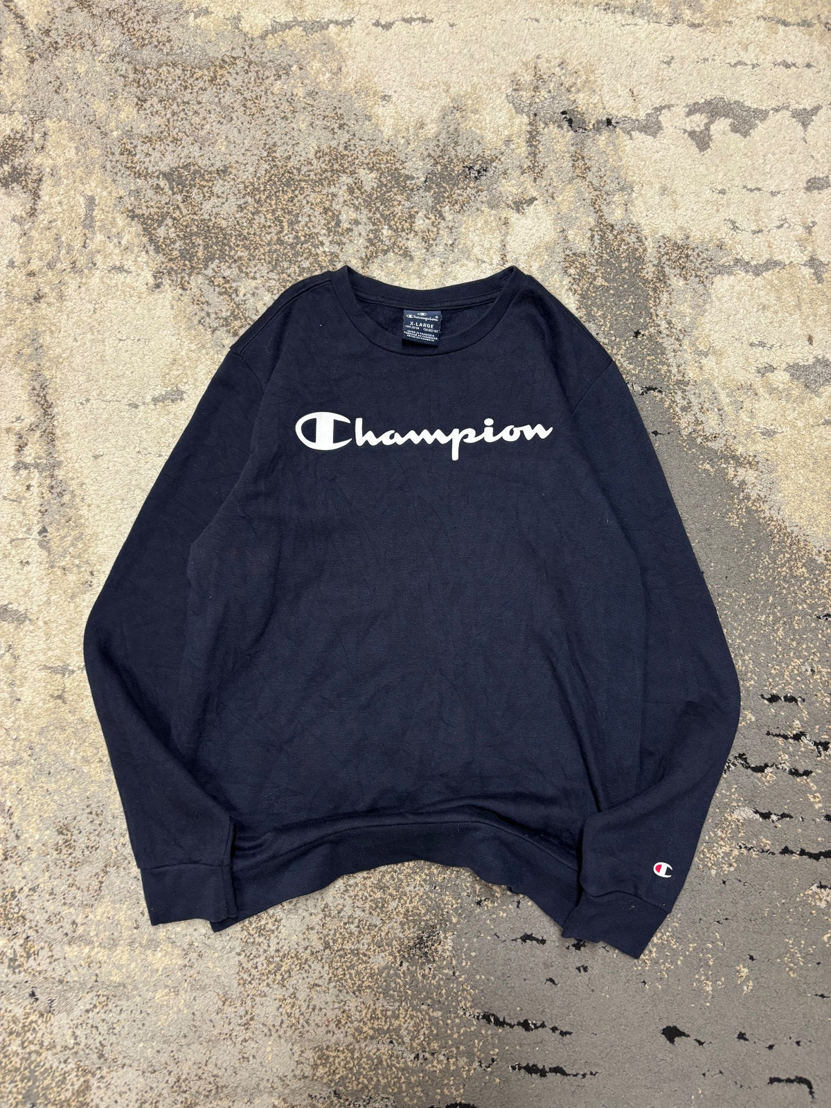 Bluza Champion crewneck, dziecięce w bardzo dobrym stanie rozmiar 164 cm / 14 lat, widok z przodu