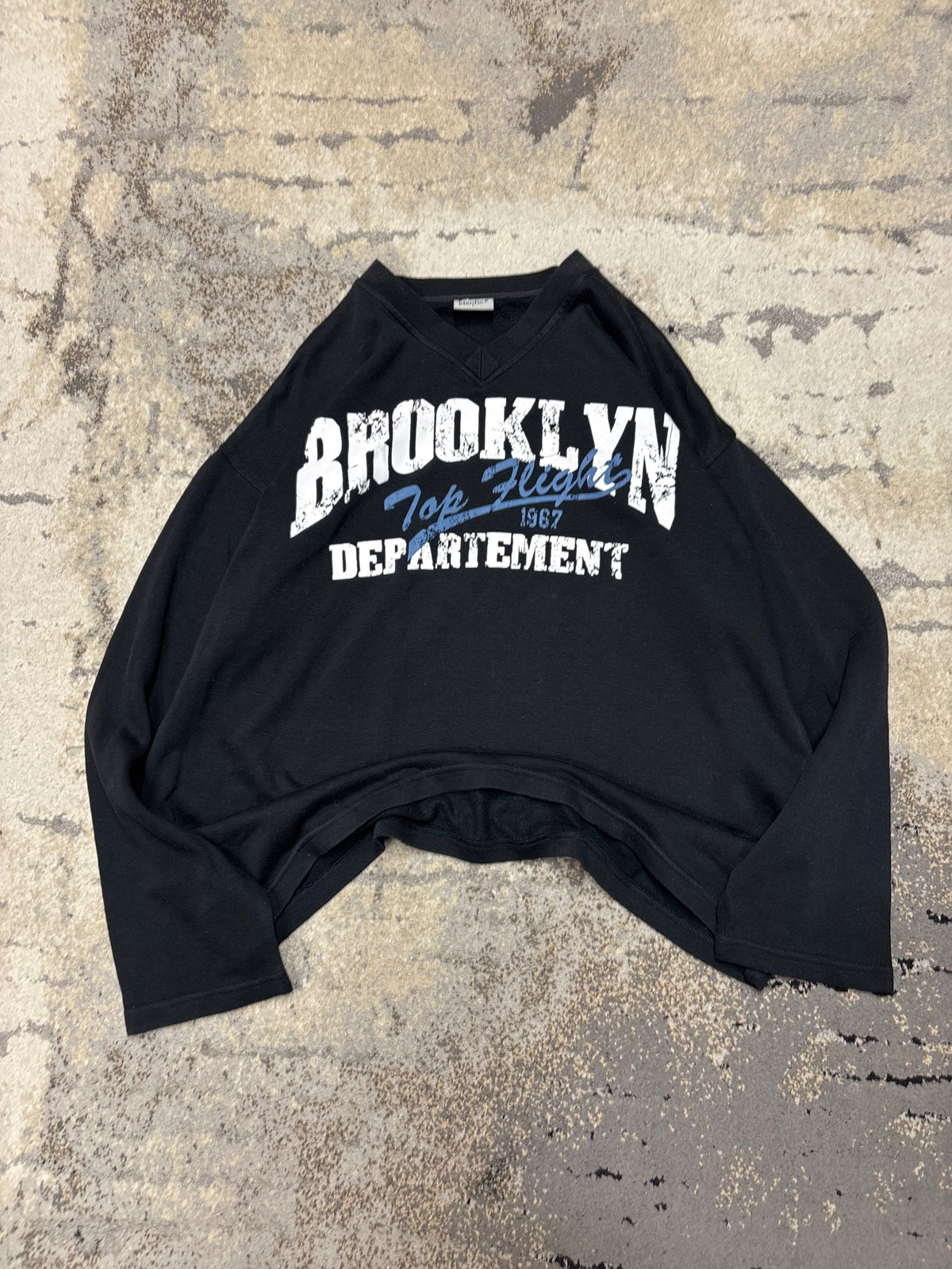 Bluza Japan style retro y2k crewneck, damskie w bardzo dobrym stanie rozmiar L, widok z przodu