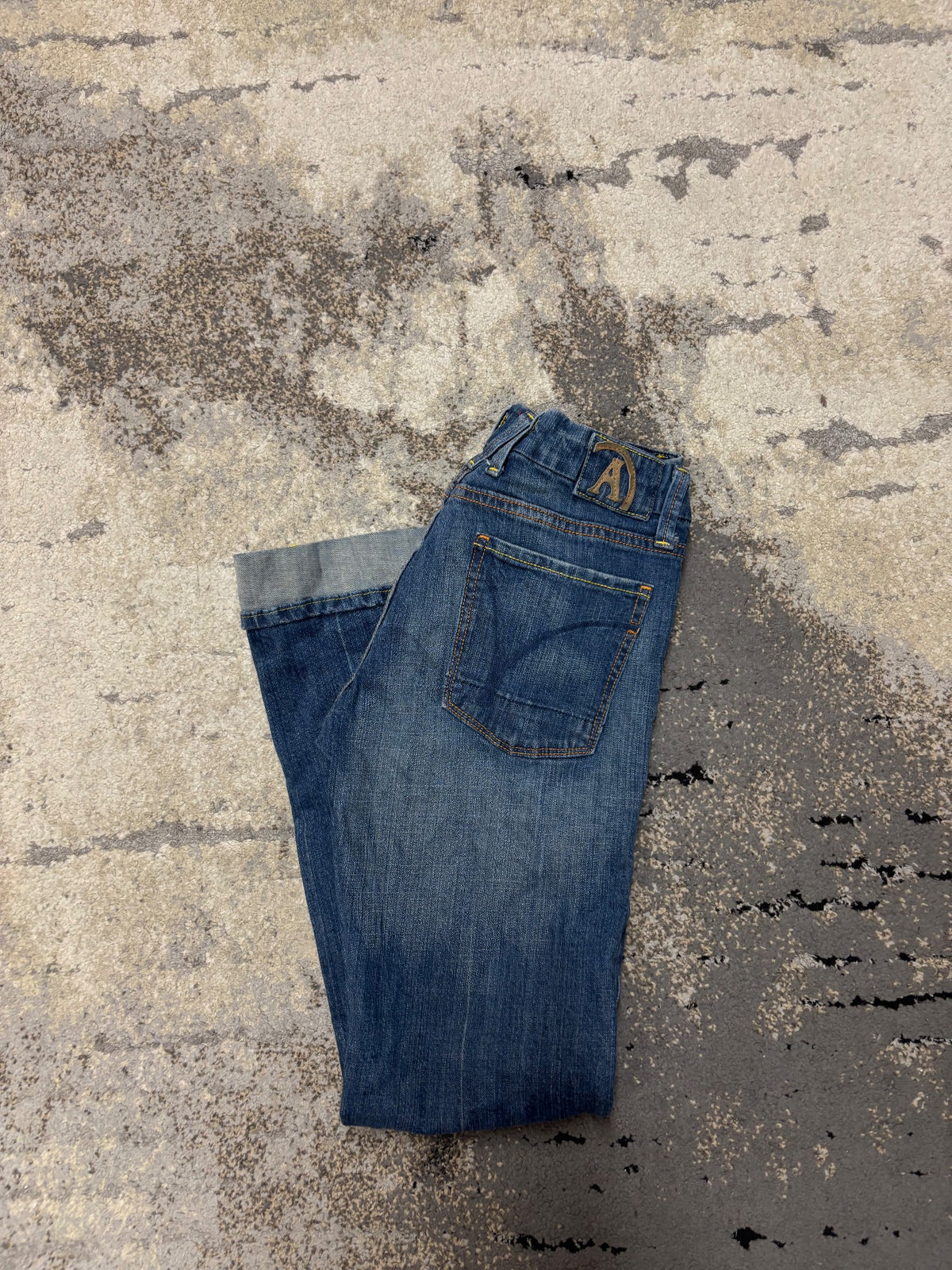 Japan Style Jeansy vintage retro y2k, damskie w bardzo dobrym stanie rozmiar S, detal