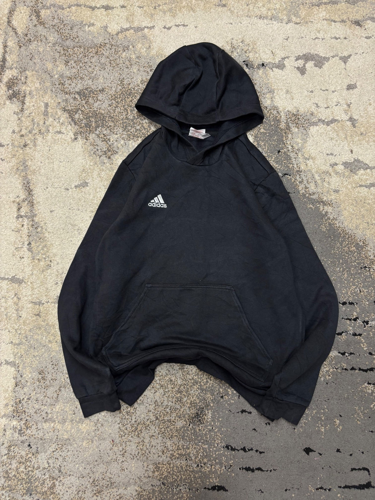 Bluza Adidas hoodie, dziecięce w bardzo dobrym stanie rozmiar 164 cm / 14 lat, detal