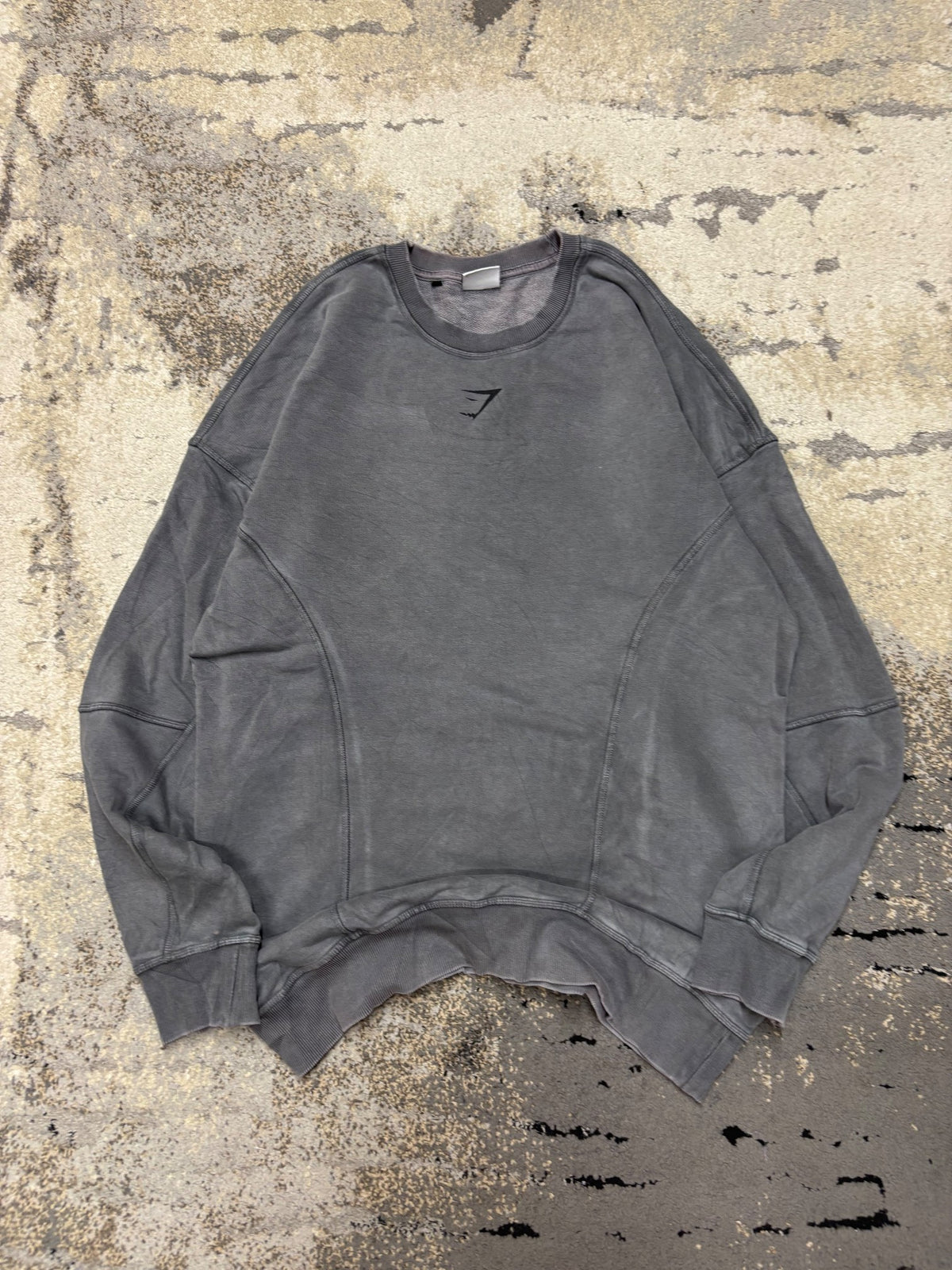 Bluza GymShark crewneck, męskie w bardzo dobrym stanie rozmiar L, widok z przodu