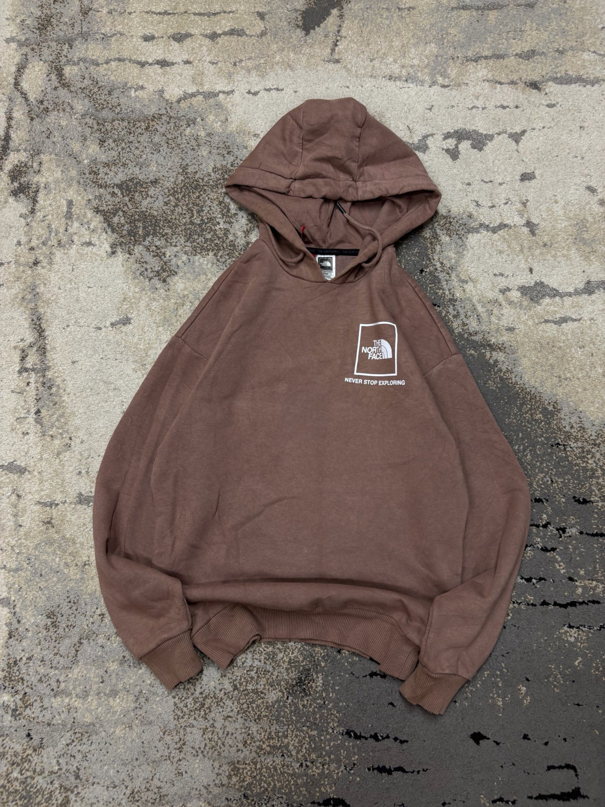 Bluza The North Face hoodie, damskie w bardzo dobrym stanie rozmiar XS, widok z przodu