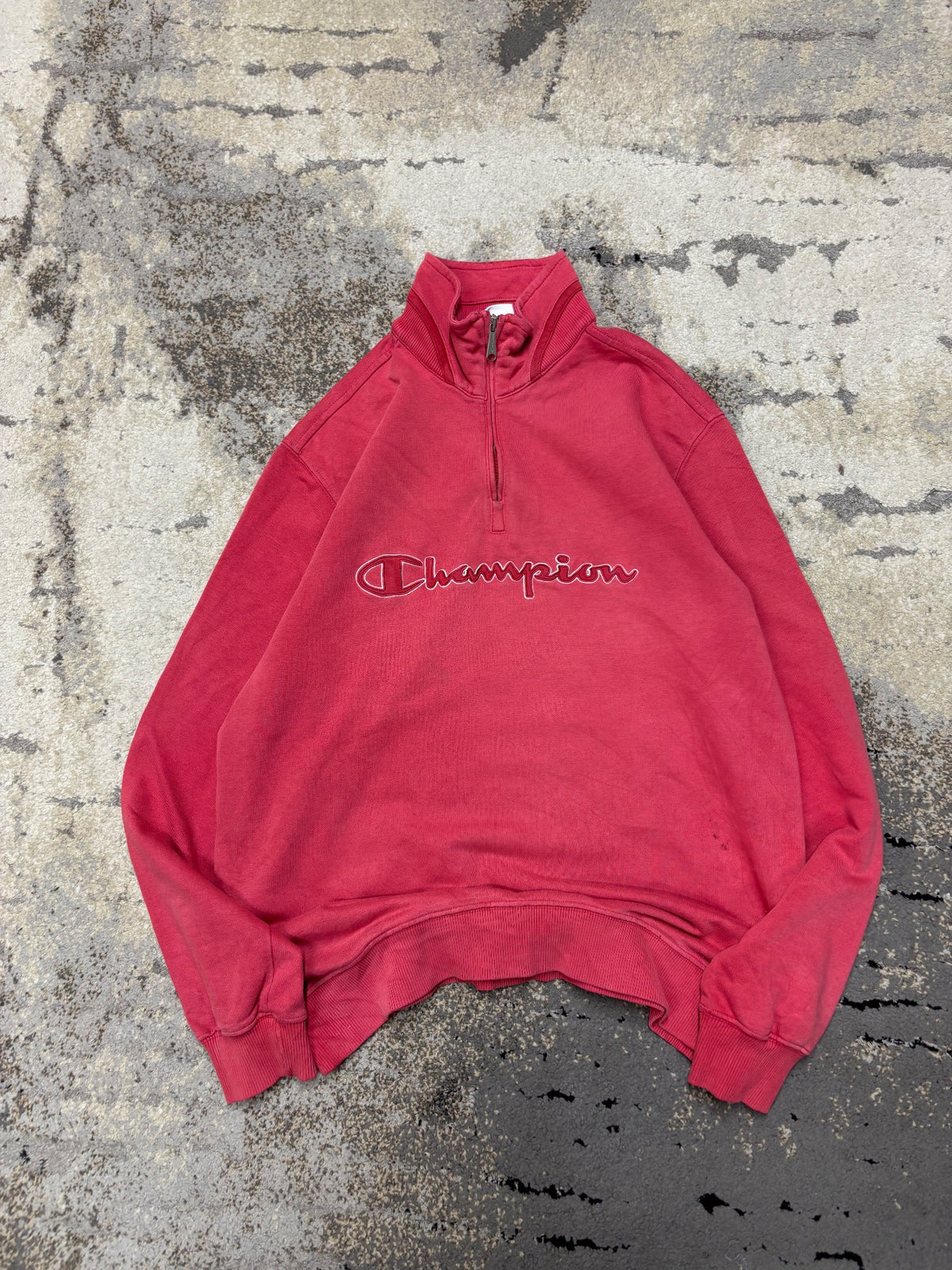 Bluza champion half zipp, damskie w bardzo dobrym stanie rozmiar XL, widok z przodu
