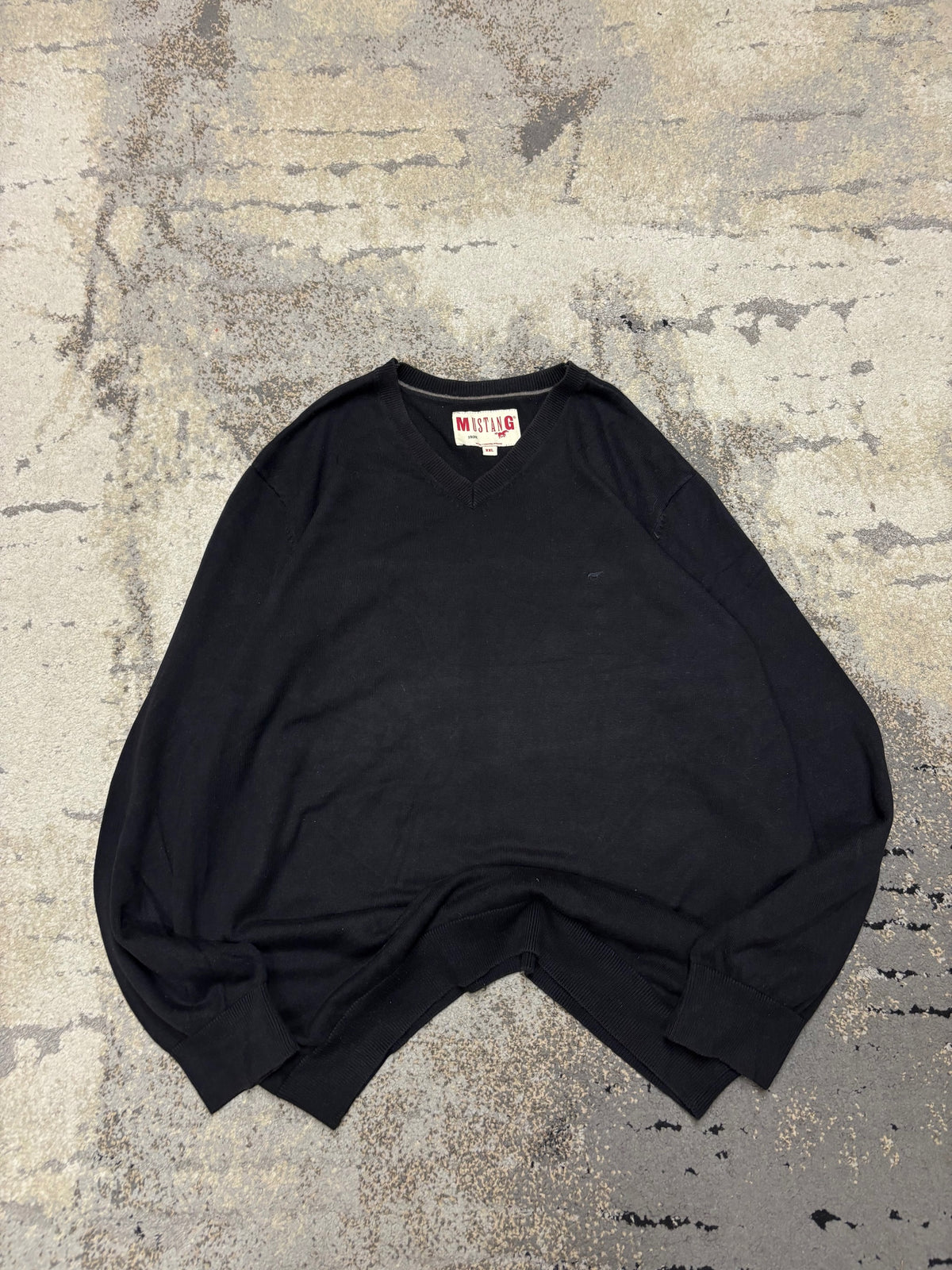 Bluza Mustang crewneck, męskie w bardzo dobrym stanie rozmiar XXL, widok z przodu