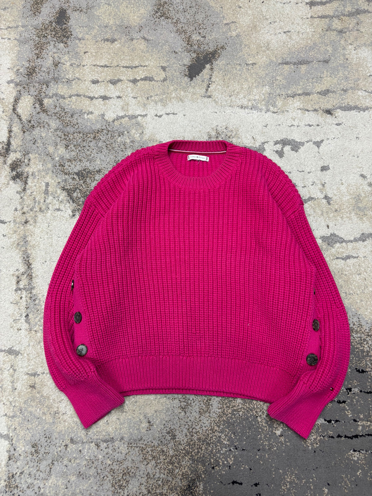 Sweterek Tommy Hilfiger, damskie nowe rozmiar M, detal