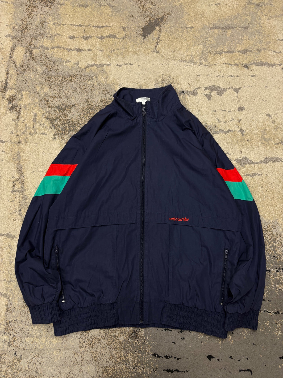 Kurtka Adidas Vintage retro y2k, męskie w bardzo dobrym stanie rozmiar XL, widok z przodu