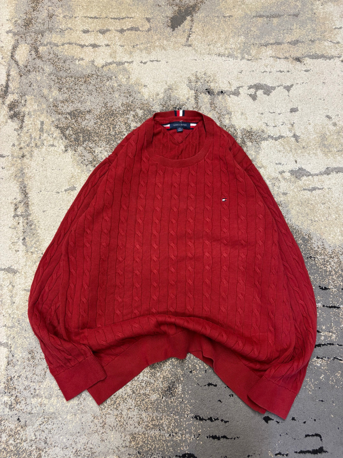 Sweter Tommy Hilfiger, męskie w bardzo dobrym stanie rozmiar XXL, detal