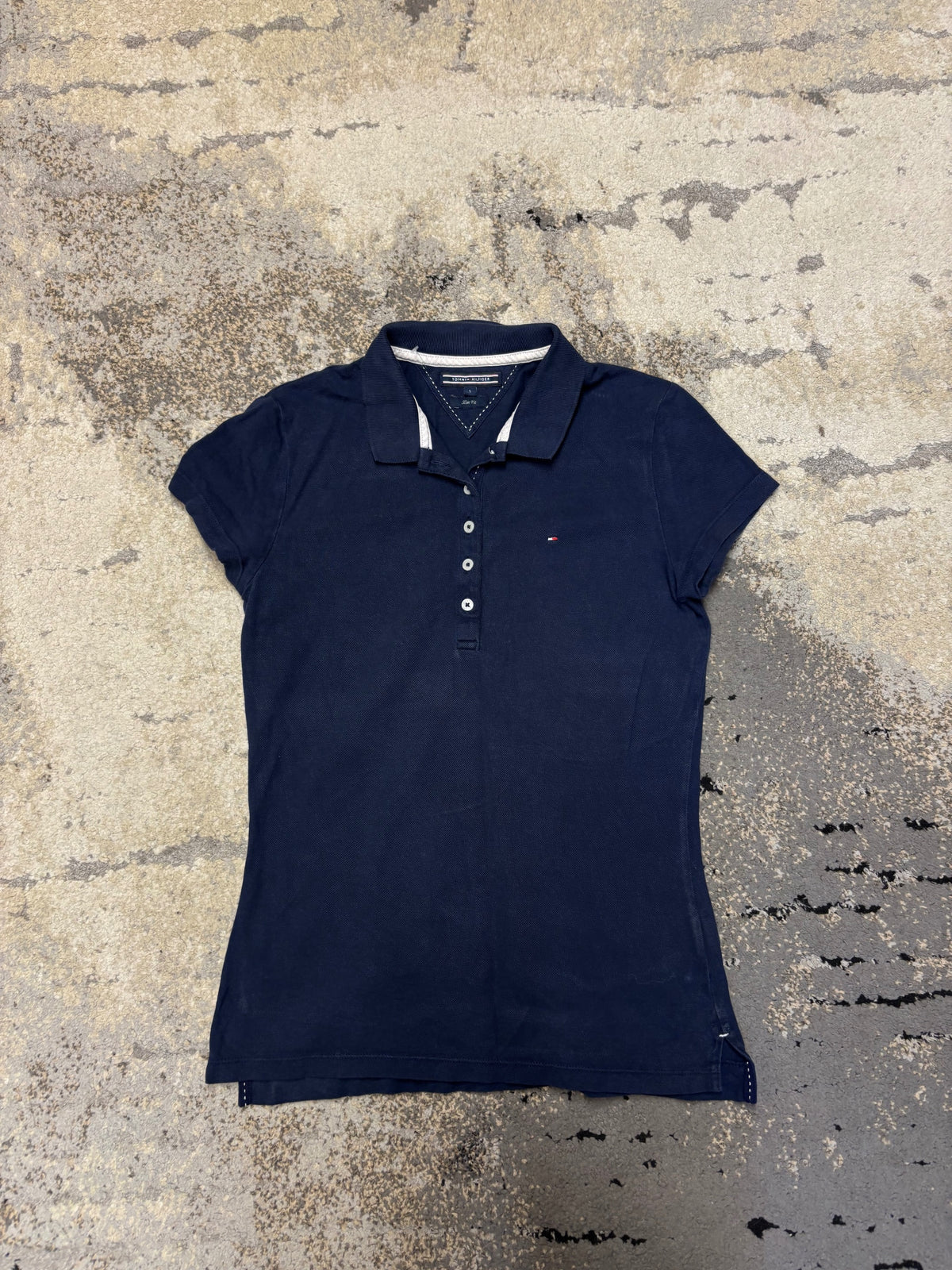 Koszulka Polo Tommy Hilfiger, damskie w bardzo dobrym stanie rozmiar S, widok z przodu
