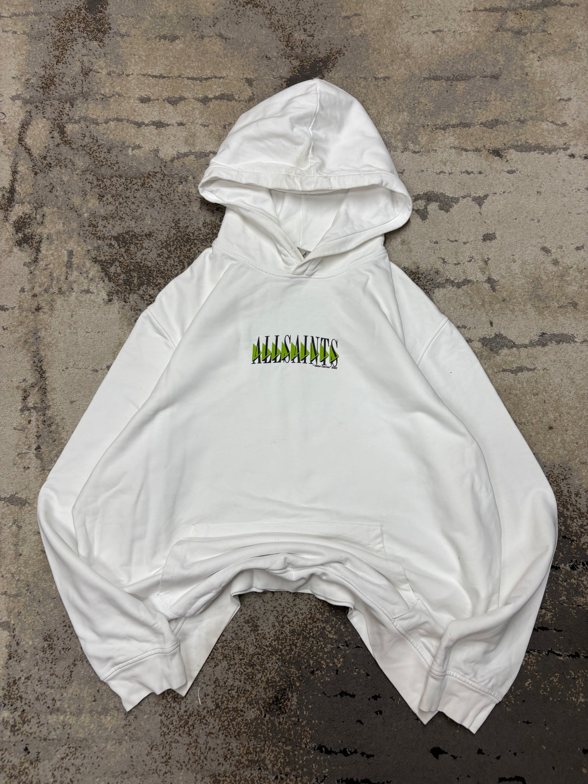 Bluza hoodie AllSaints, męskie w bardzo dobrym stanie rozmiar XL, widok z przodu