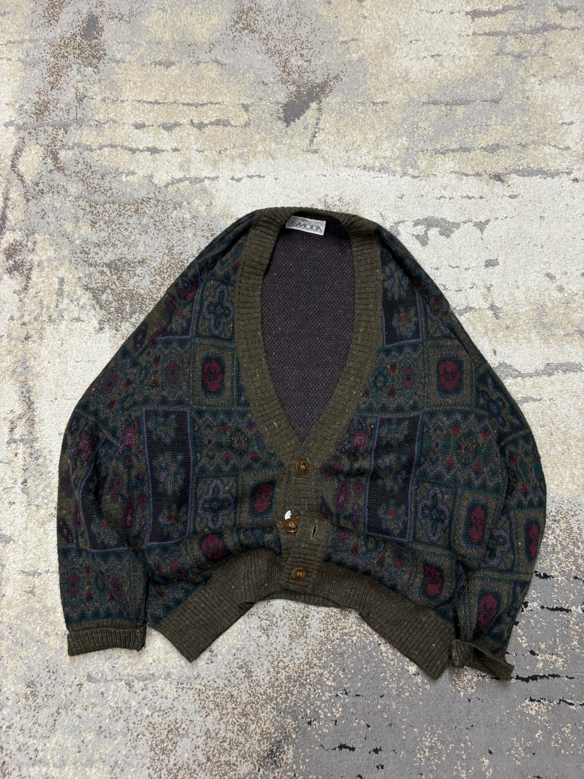 Japan Style Sweterek vintage retro y2k, męskie w bardzo dobrym stanie rozmiar XL, widok z przodu