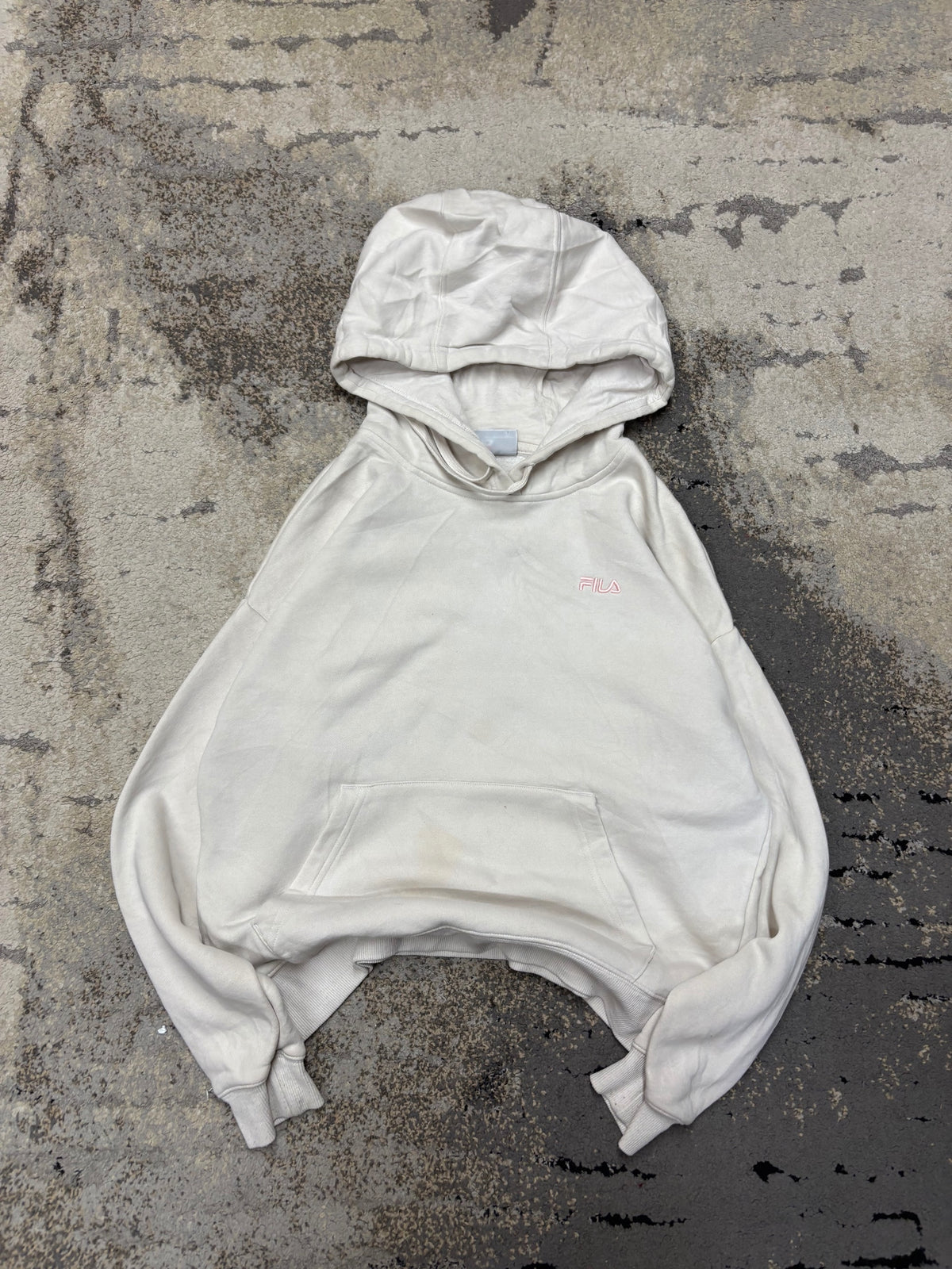 Bluza Fila hoodie, damskie w bardzo dobrym stanie rozmiar M, widok z przodu