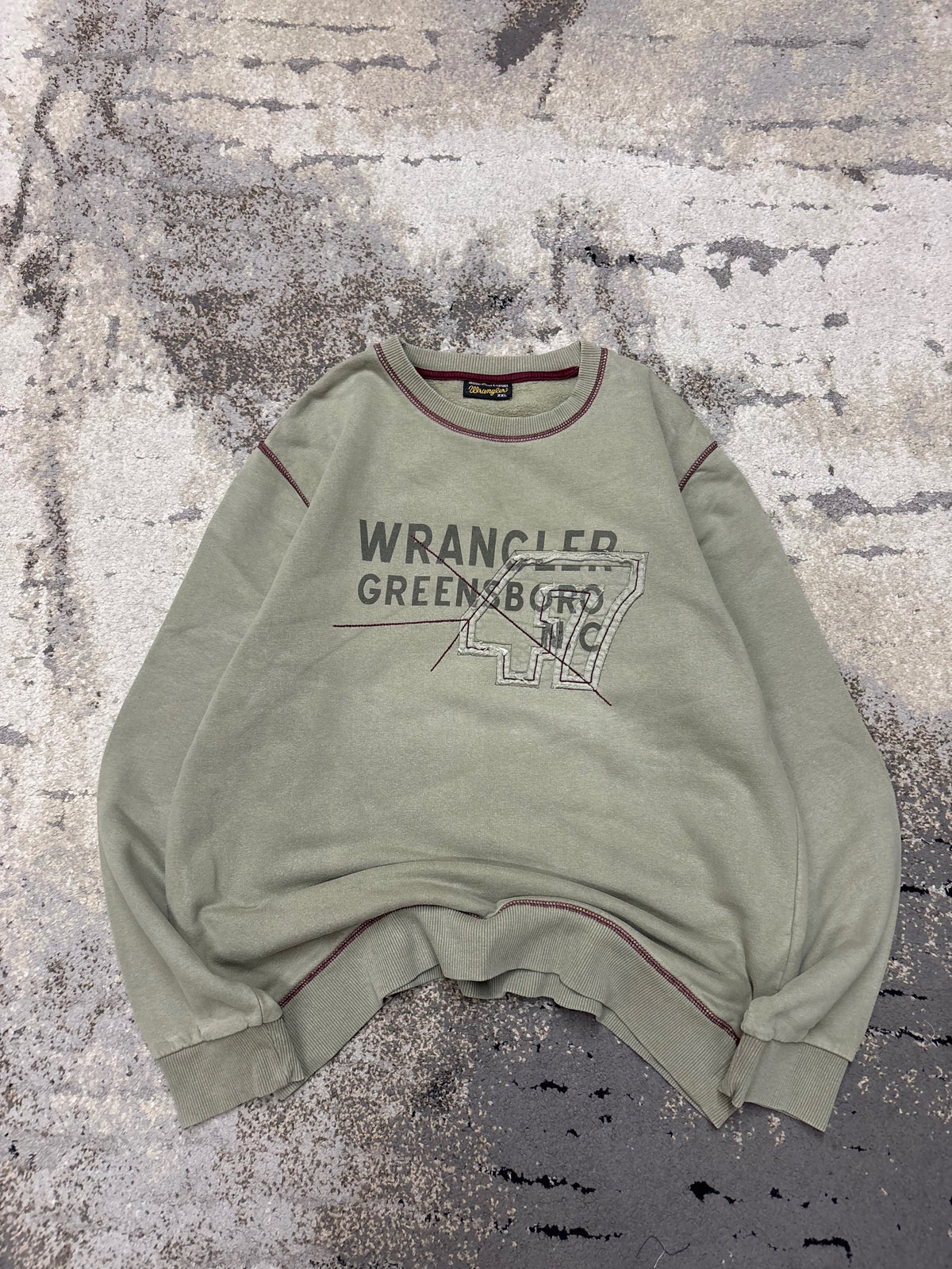 Bluza Wrangler Vintage retro y2k, męskie w bardzo dobrym stanie rozmiar XXL, widok z przodu