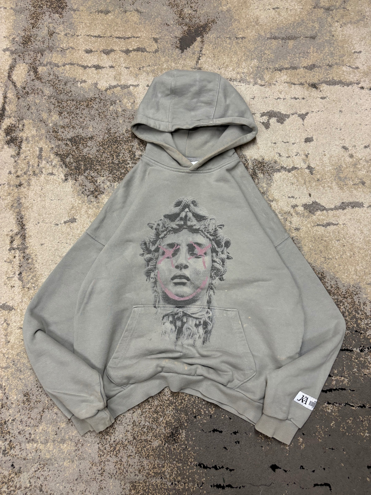 Bluza Japan style hoodie, damskie w dobrym stanie rozmiar S, widok z przodu
