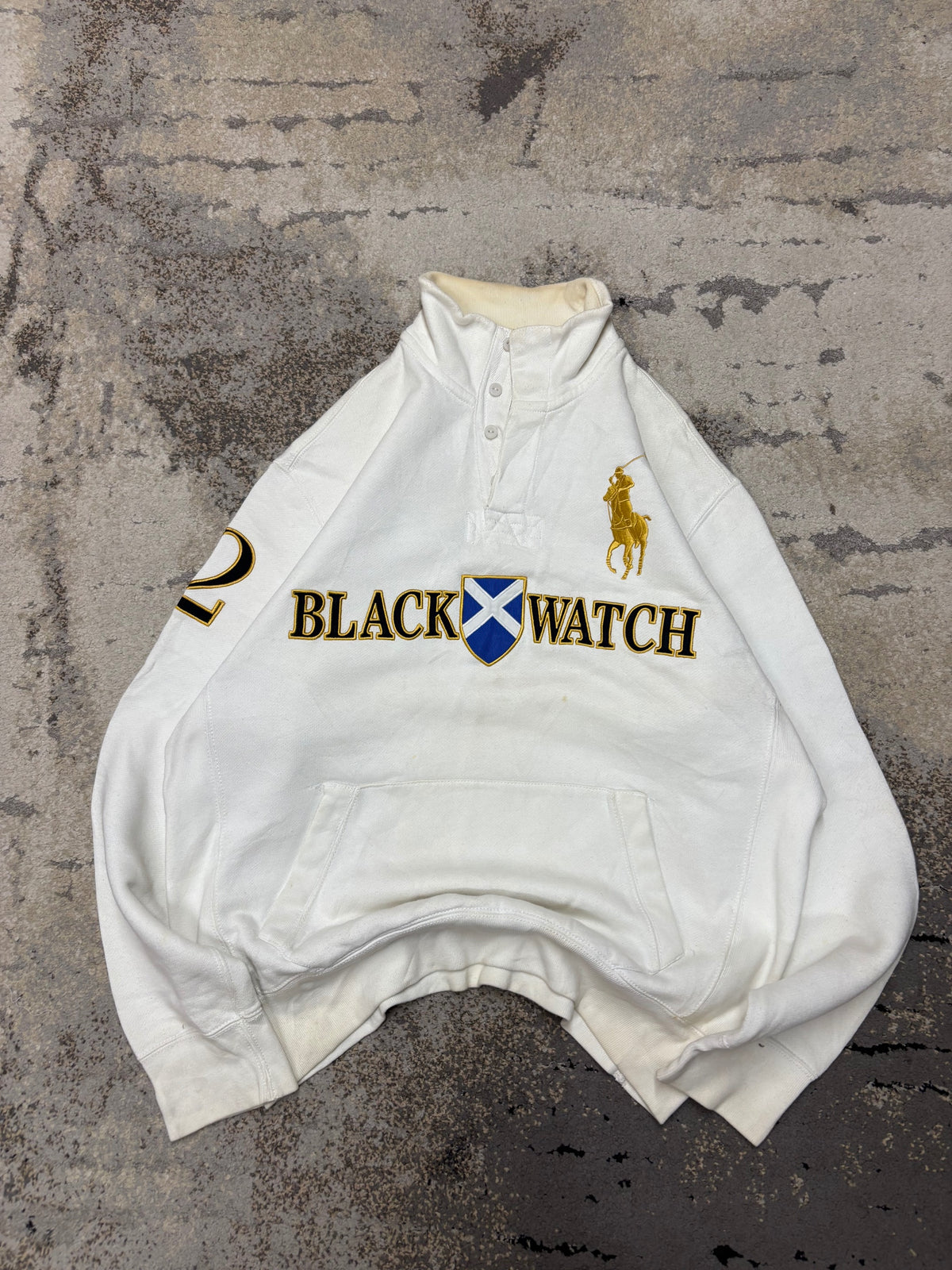 RALPH Ralph Lauren Bluza Ralph Lauren half zipp, męskie w bardzo dobrym stanie rozmiar L, widok z przodu