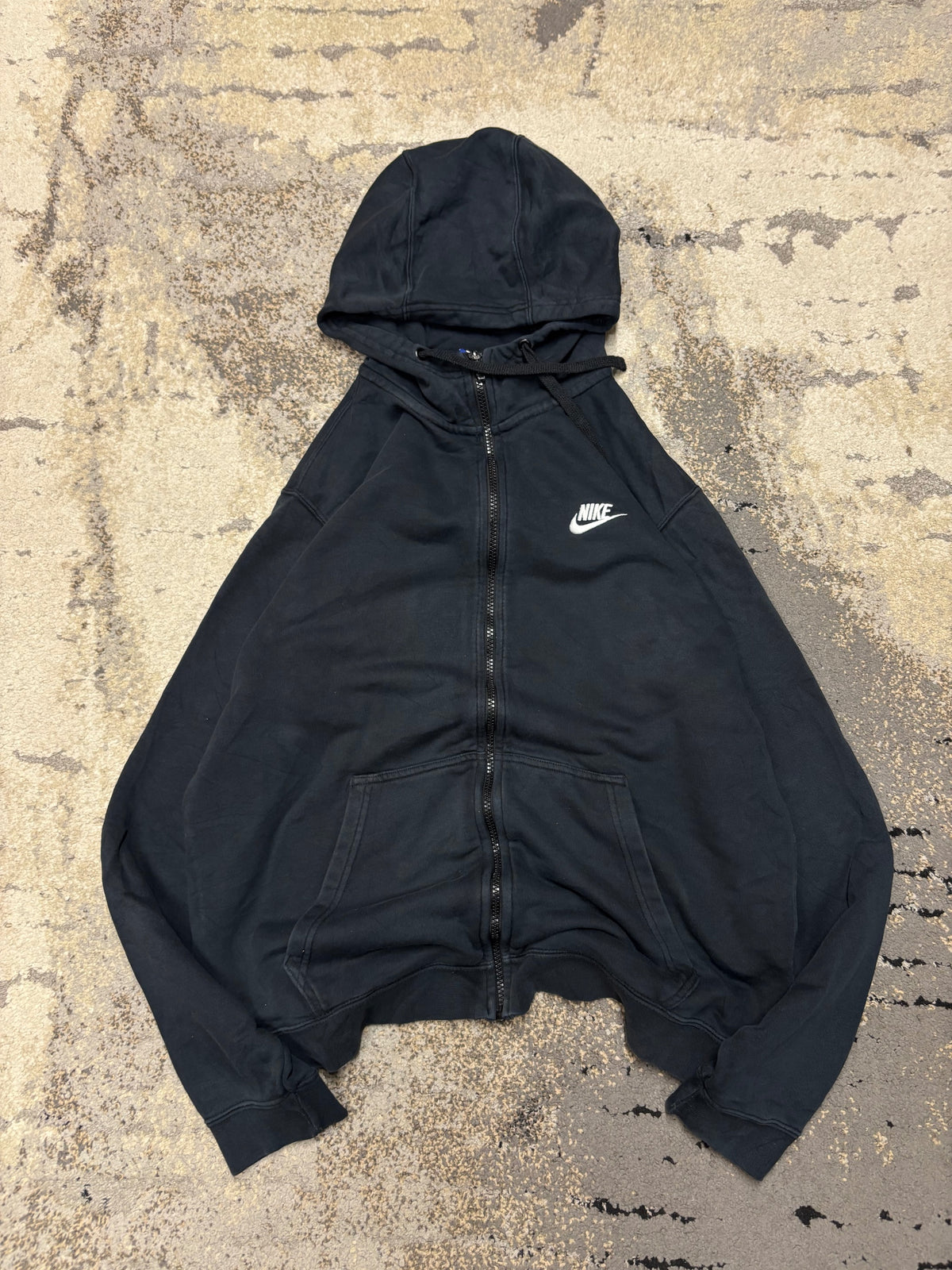 Bluza Nike zipp, męskie w bardzo dobrym stanie rozmiar L, widok z góry