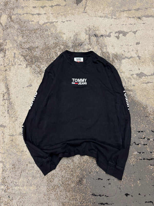 Bluzka Tommy Hilfiger, męskie w bardzo dobrym stanie rozmiar XS, detal