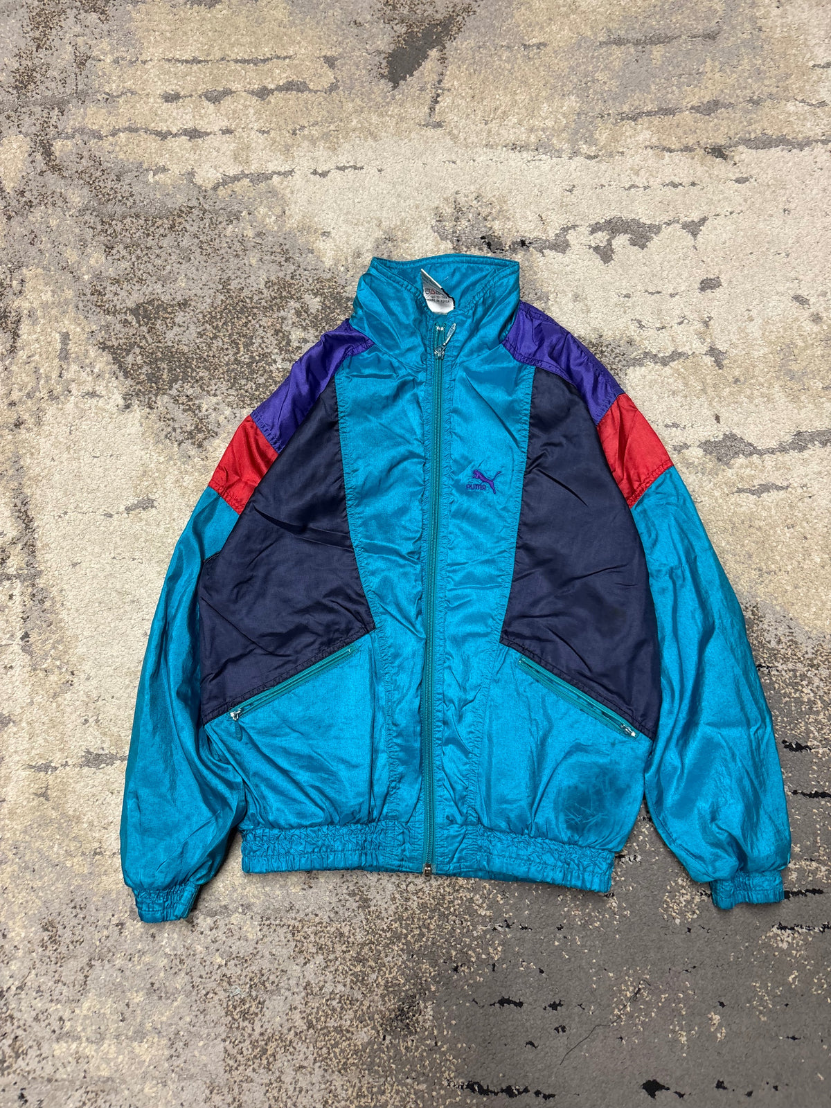 Kurtka vintage puma, dziecięce w dobrym stanie rozmiar 164 cm / 14 lat, widok z przodu