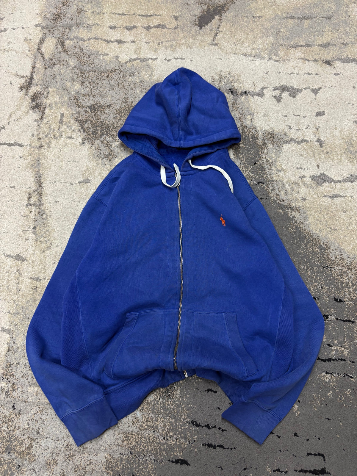 RALPH Ralph Lauren Bluza Ralph Lauren haft Logo zipp, męskie w bardzo dobrym stanie rozmiar L, widok z przodu