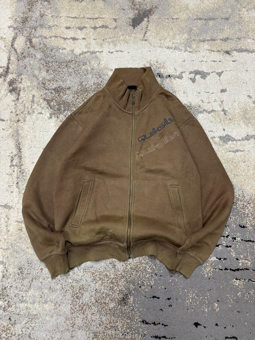 Bluza Quiksilver zipp, męskie w dobrym stanie rozmiar M, widok z przodu