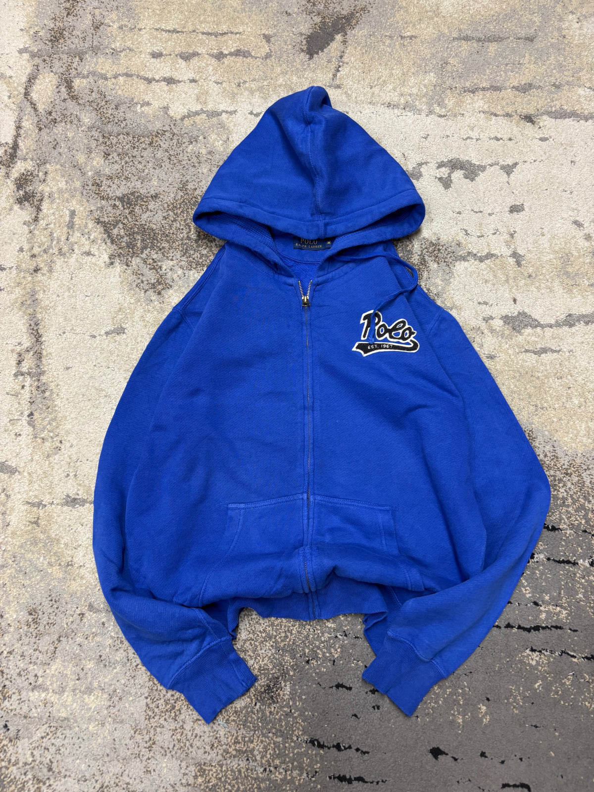 RALPH Ralph Lauren Bluza Ralph Lauren haft Logo zipp, męskie w dobrym stanie rozmiar M, widok z przodu